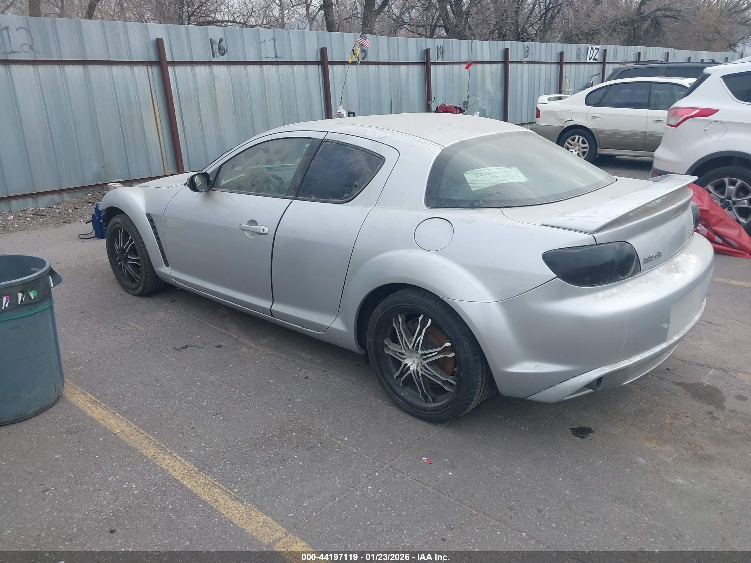 2005 Mazda Rx-8 6 Speed Manual Silver vin: JM1FE173350144814