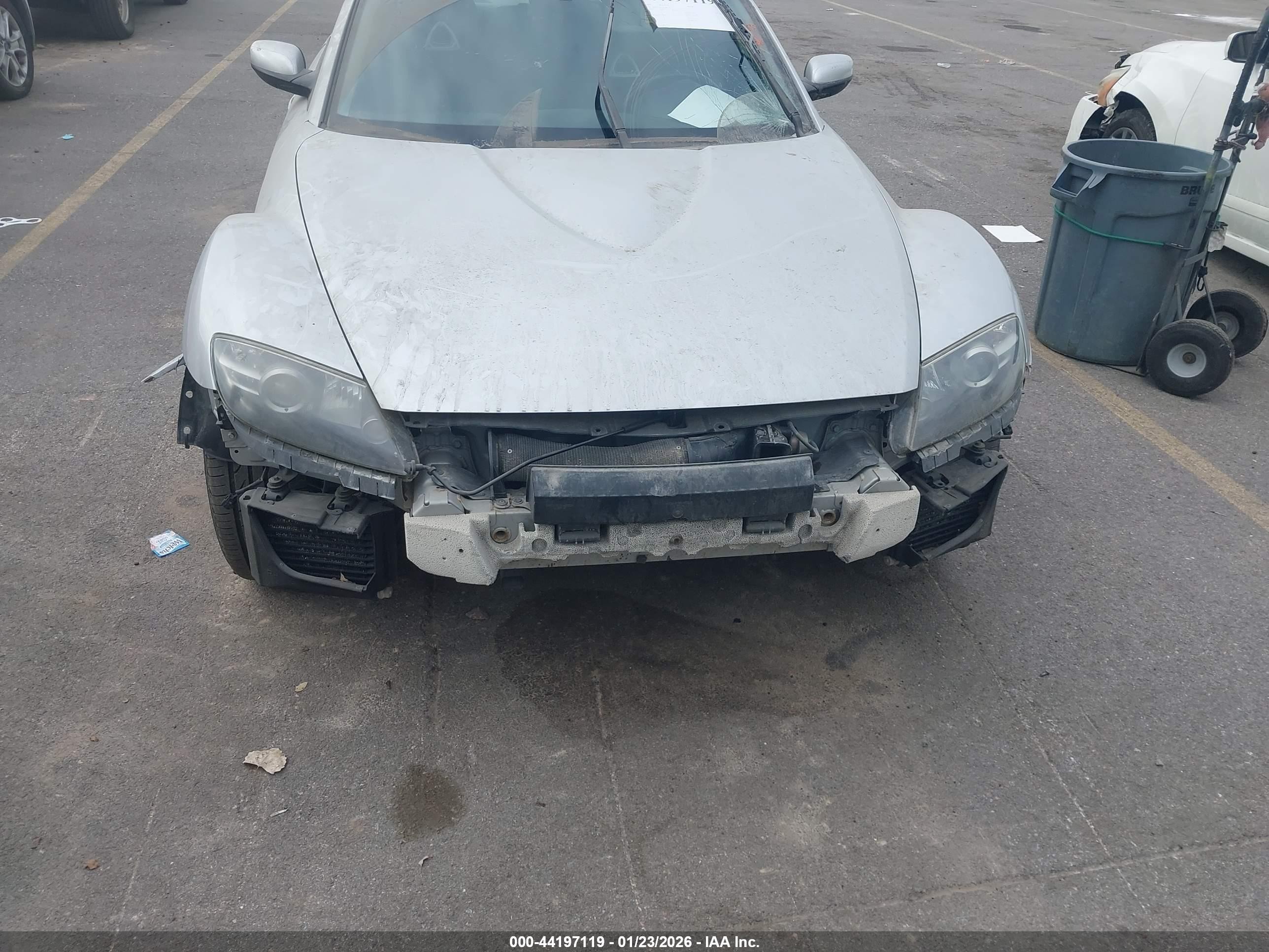 2005 Mazda Rx-8 6 Speed Manual Silver vin: JM1FE173350144814