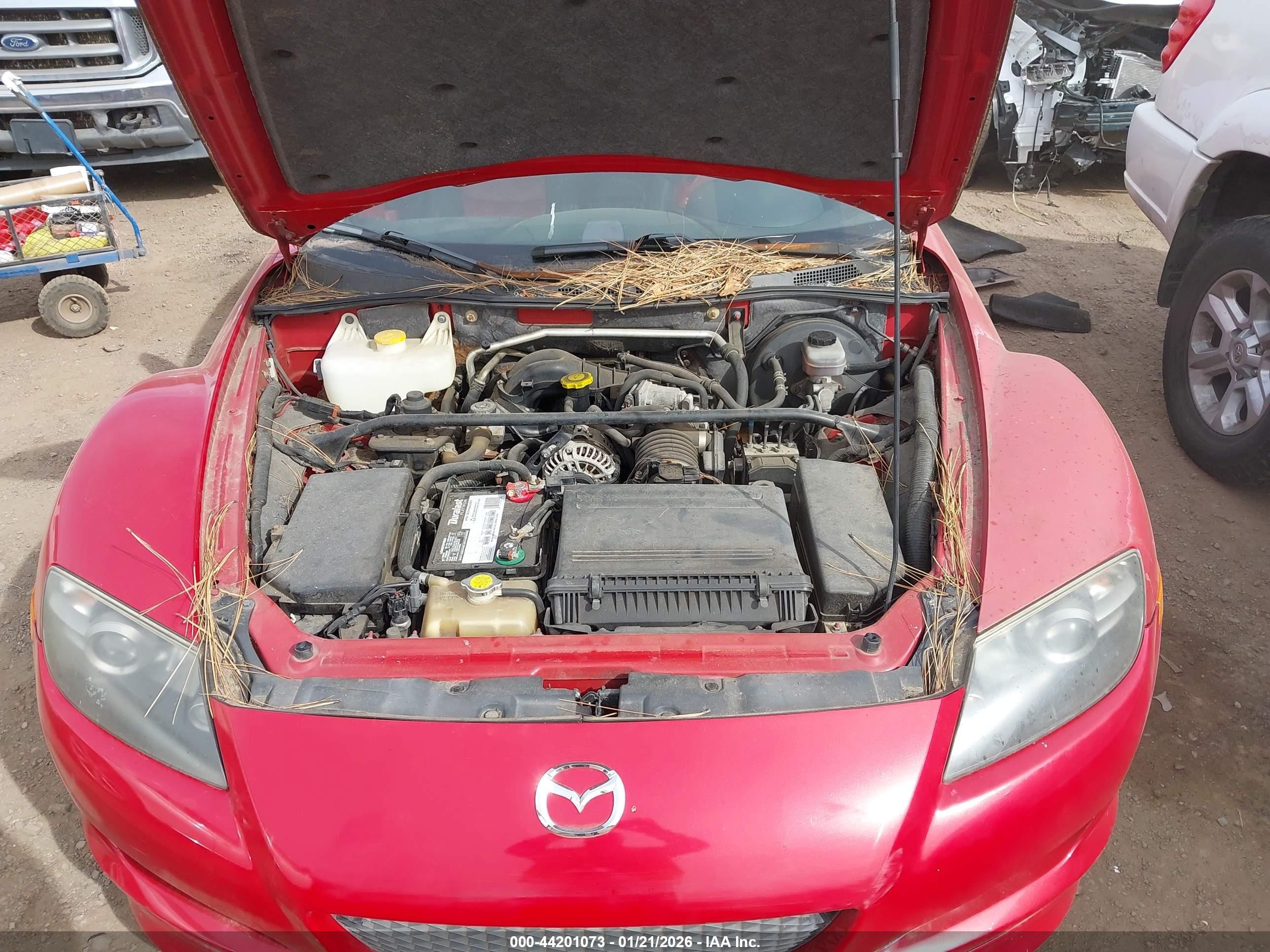 2005 Mazda Rx-8 6 Speed Manual Red vin: JM1FE173350147678
