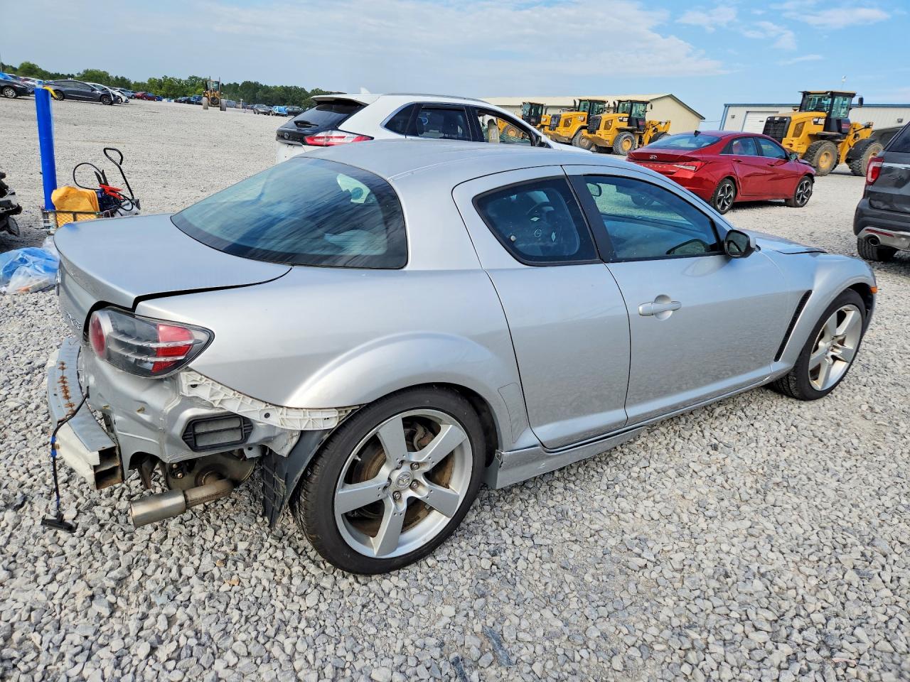 2008 Mazda Rx8 Silver vin: JM1FE173380214364