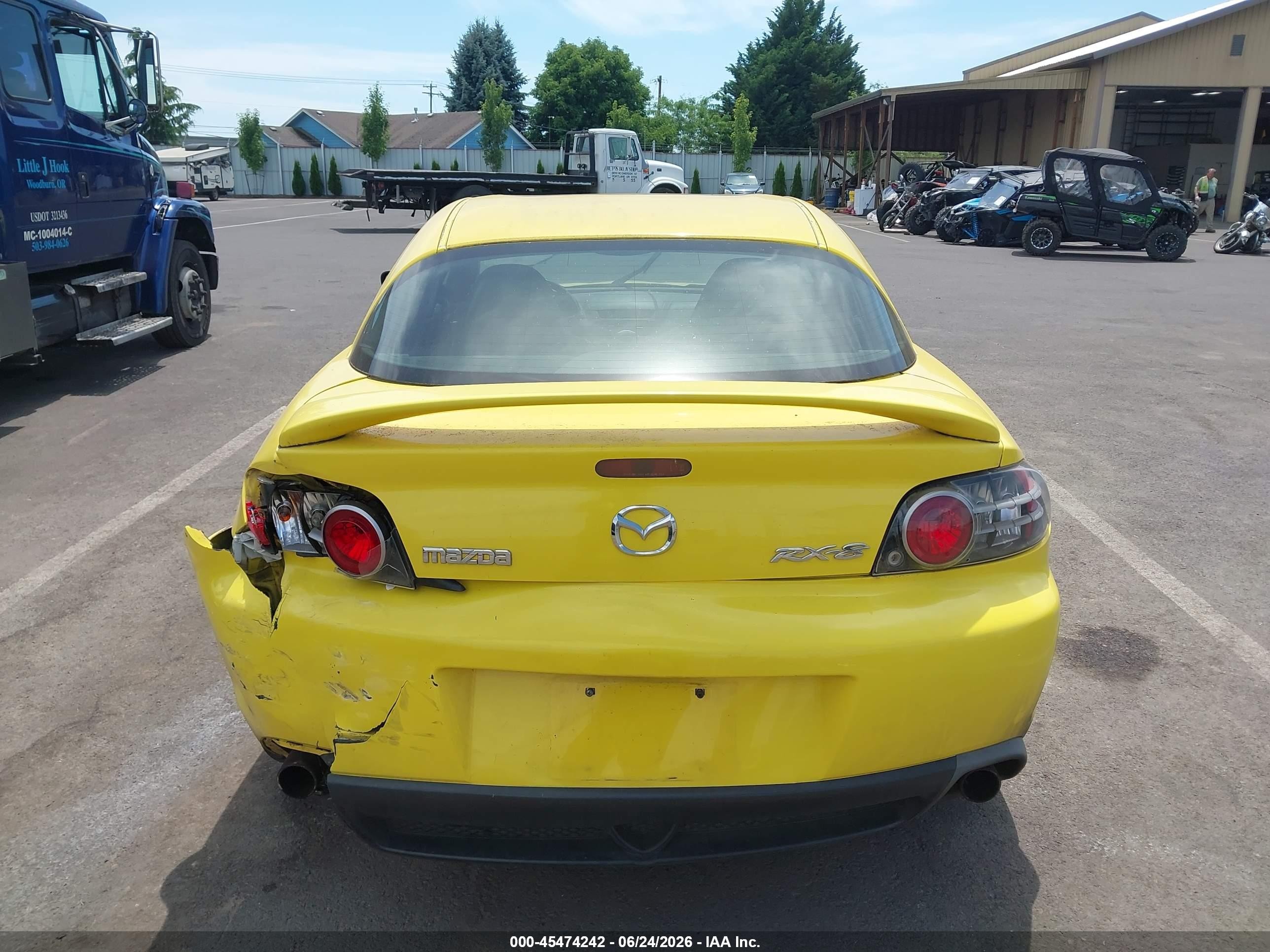 2004 Mazda Rx-8 6 Speed Manual Yellow vin: JM1FE173440100707