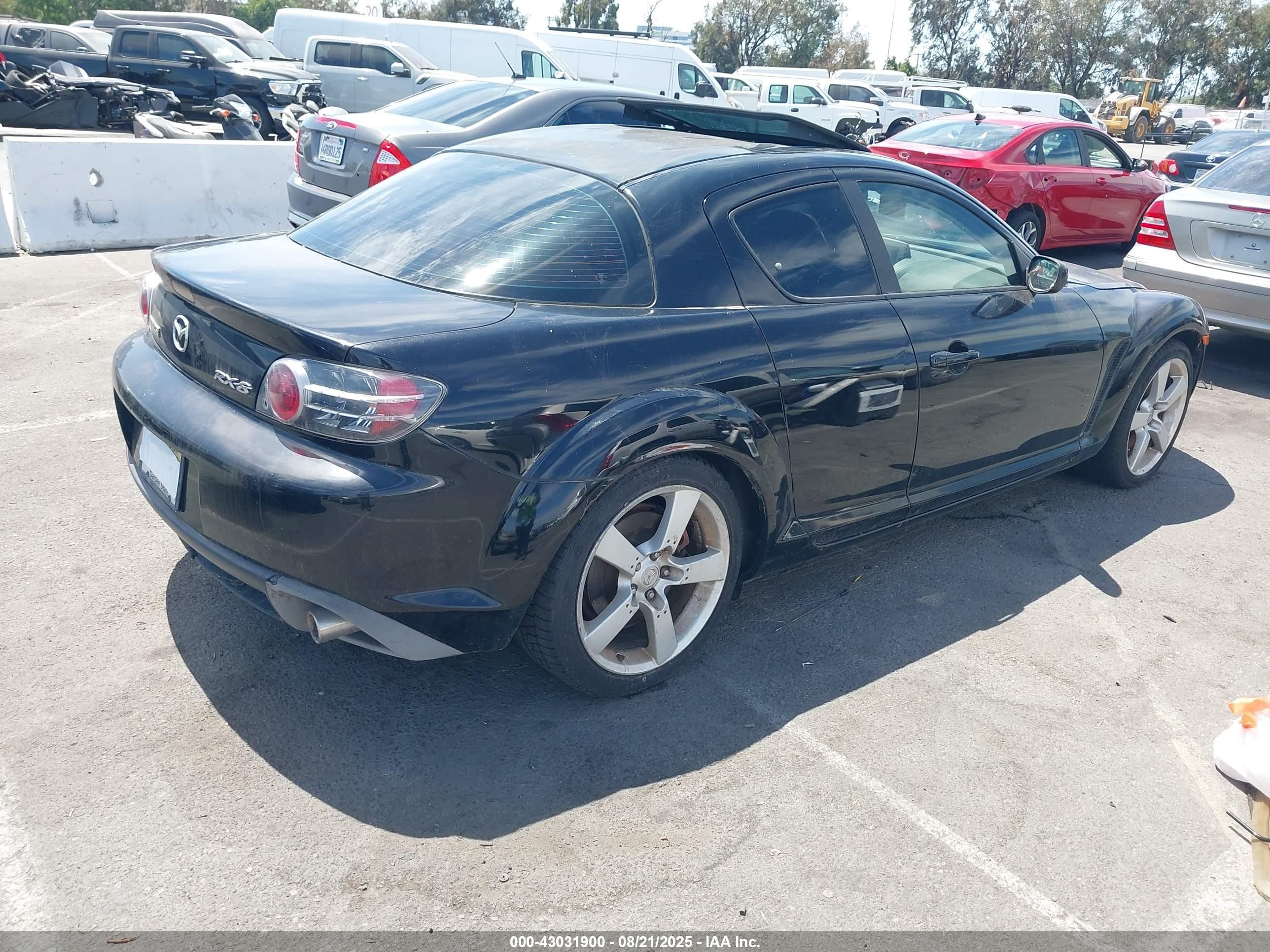 2004 Mazda Rx-8 6 Speed Manual Черный vin: JM1FE173440103624