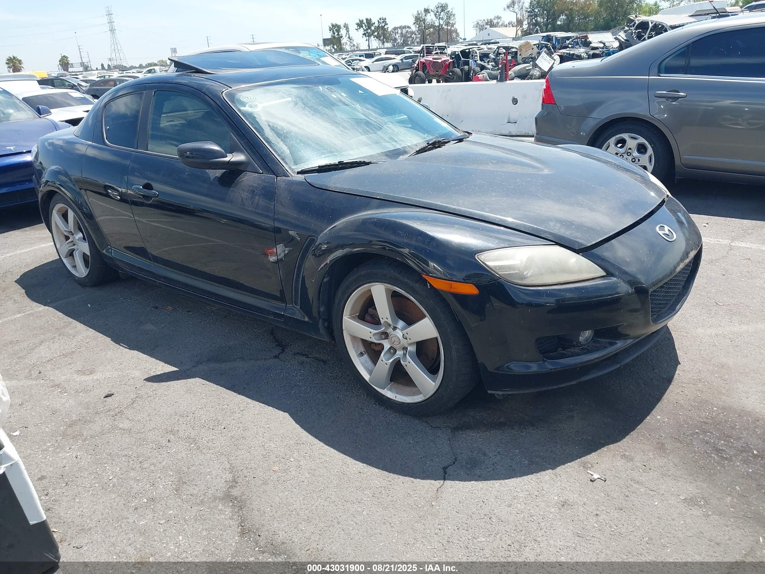 2004 Mazda Rx-8 6 Speed Manual Черный vin: JM1FE173440103624
