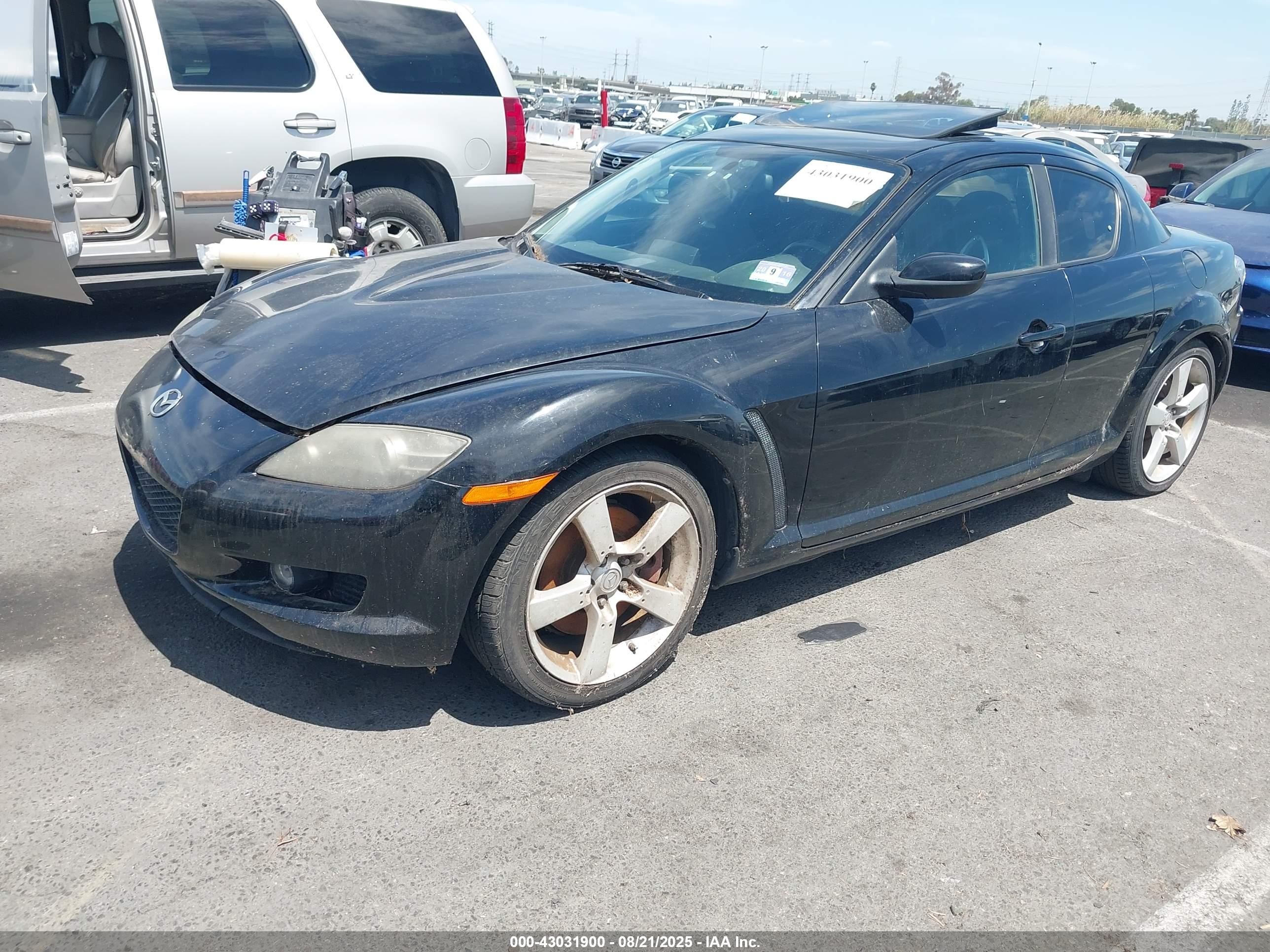 2004 Mazda Rx-8 6 Speed Manual Черный vin: JM1FE173440103624