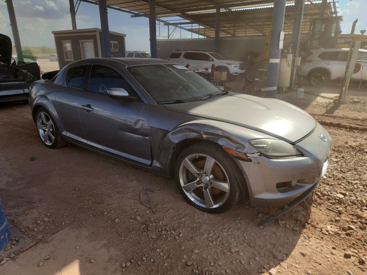 2004 Mazda Rx8 Gray vin: JM1FE173440127079