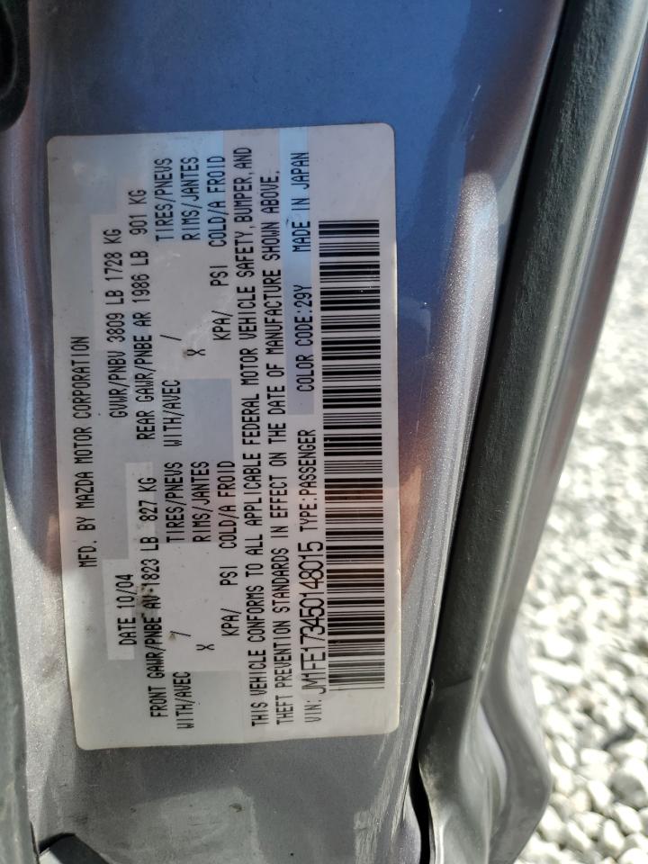 2005 Mazda Rx8 Silver vin: JM1FE173450148015