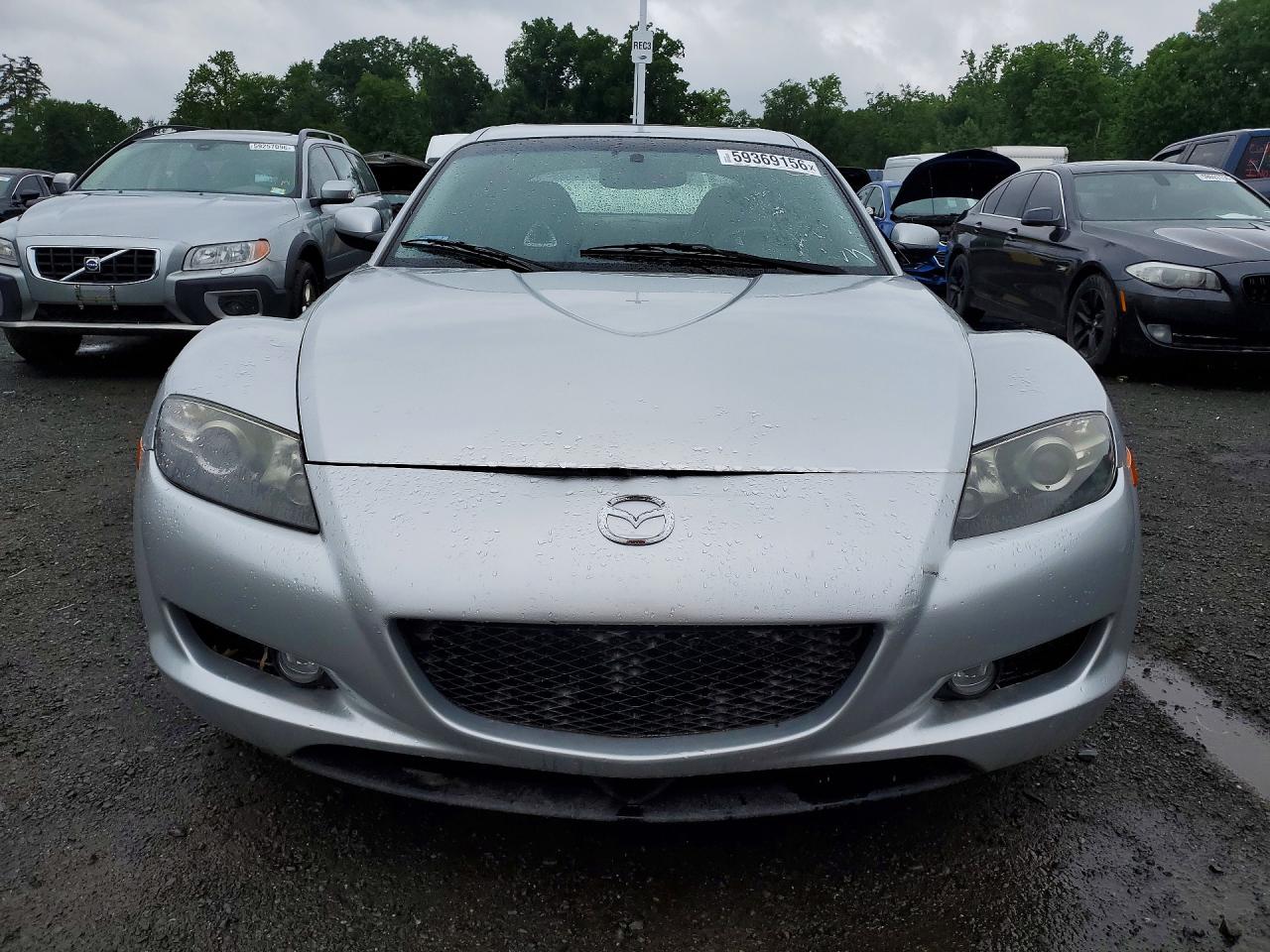 2007 Mazda Rx8 Silver vin: JM1FE173470211052