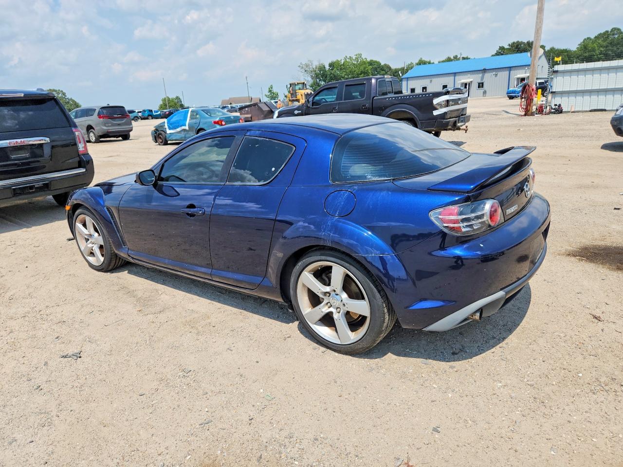 2007 Mazda Rx8 Blue vin: JM1FE173470211696