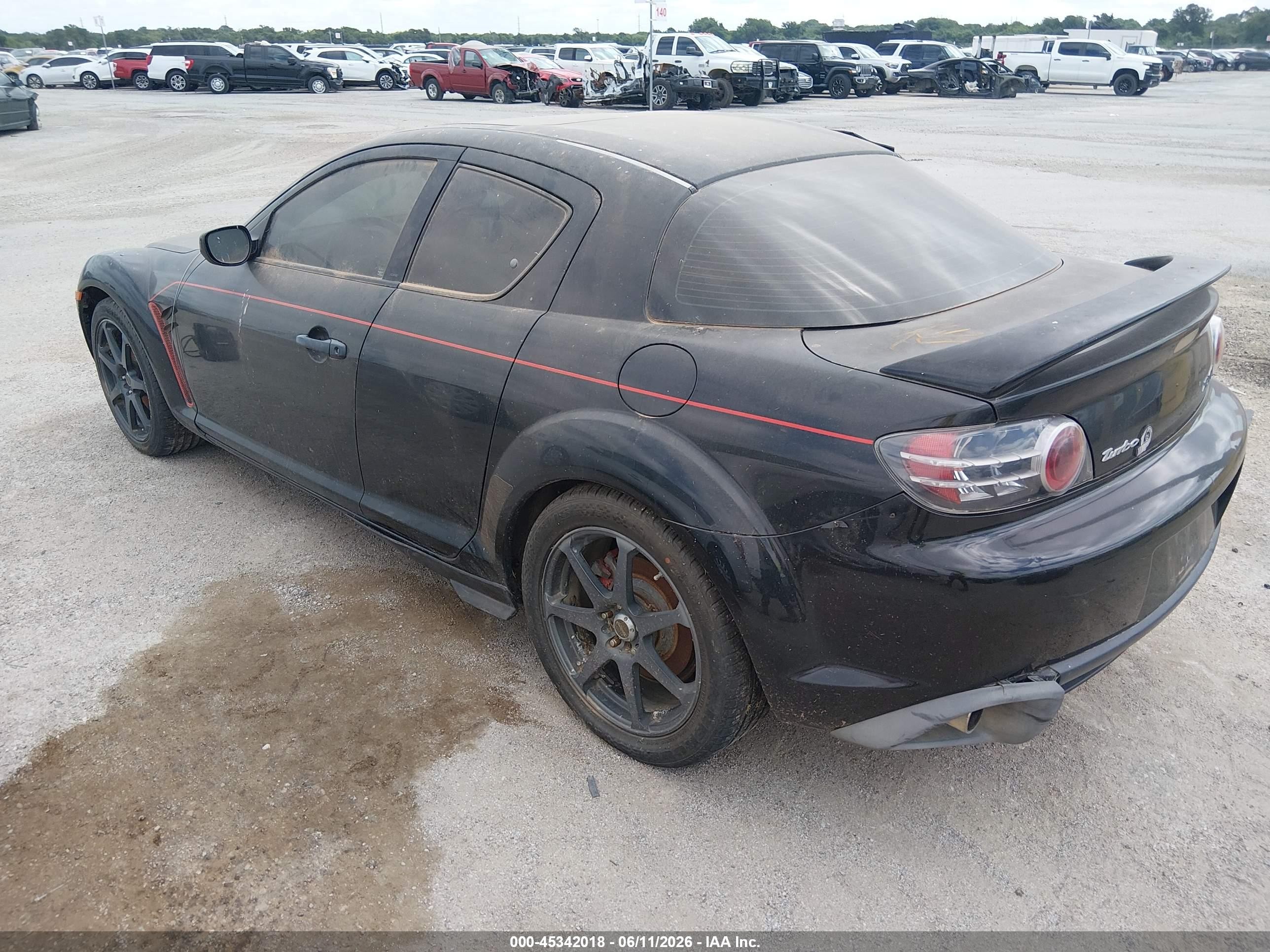 2008 Mazda Rx-8 Grand Touring Черный vin: JM1FE173480214762