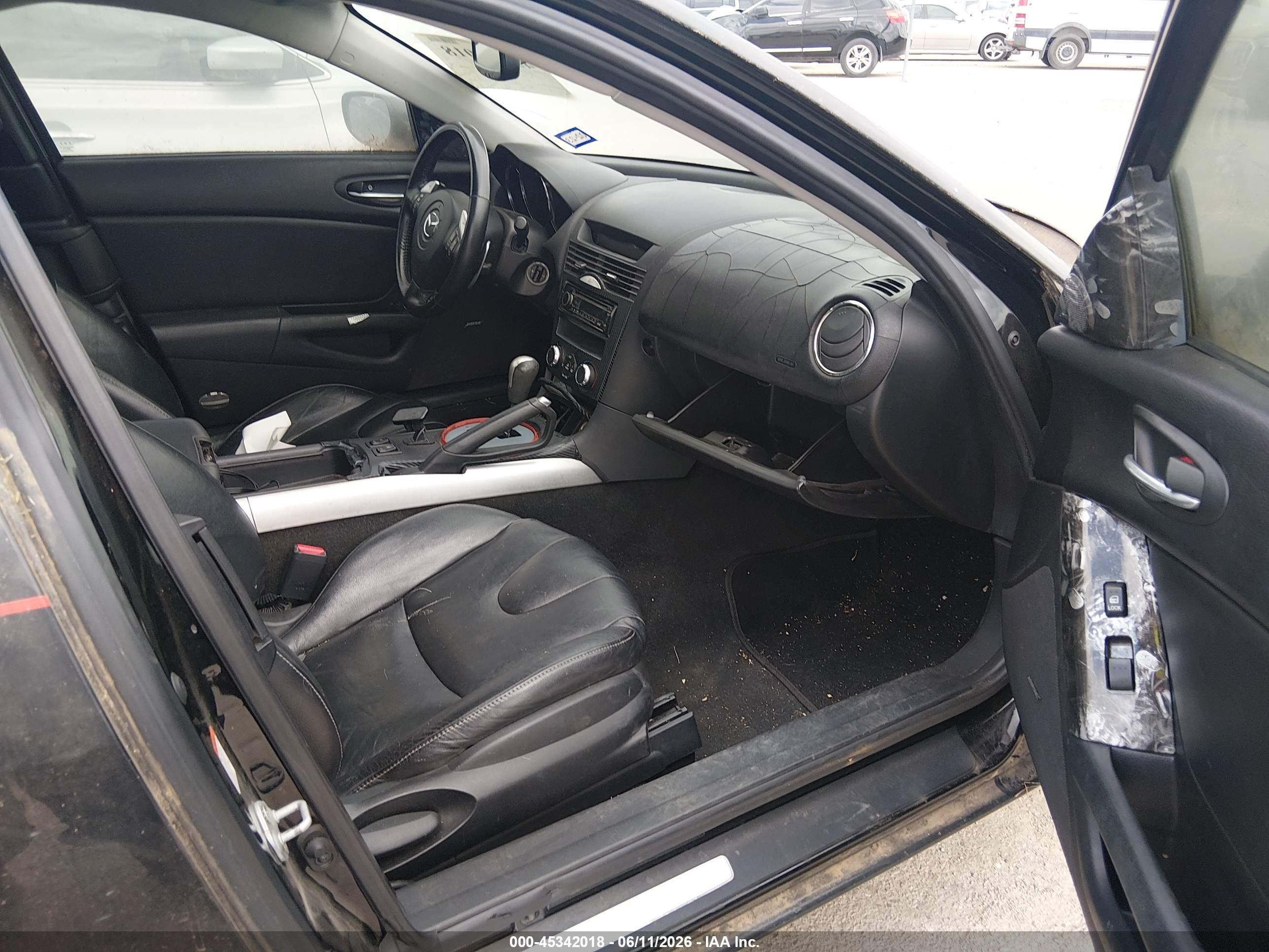2008 Mazda Rx-8 Grand Touring Черный vin: JM1FE173480214762
