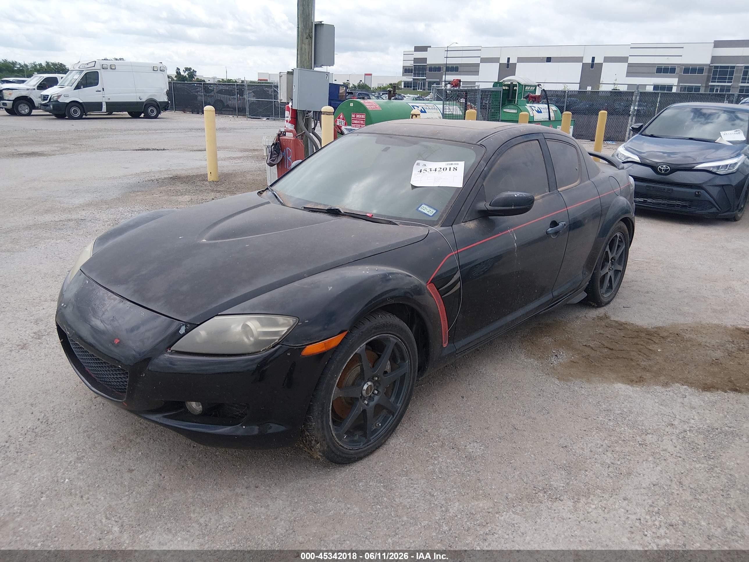 2008 Mazda Rx-8 Grand Touring Черный vin: JM1FE173480214762