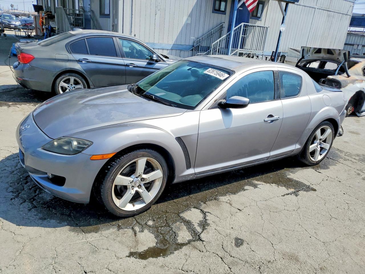 2004 Mazda Rx8 Gray vin: JM1FE173540135921