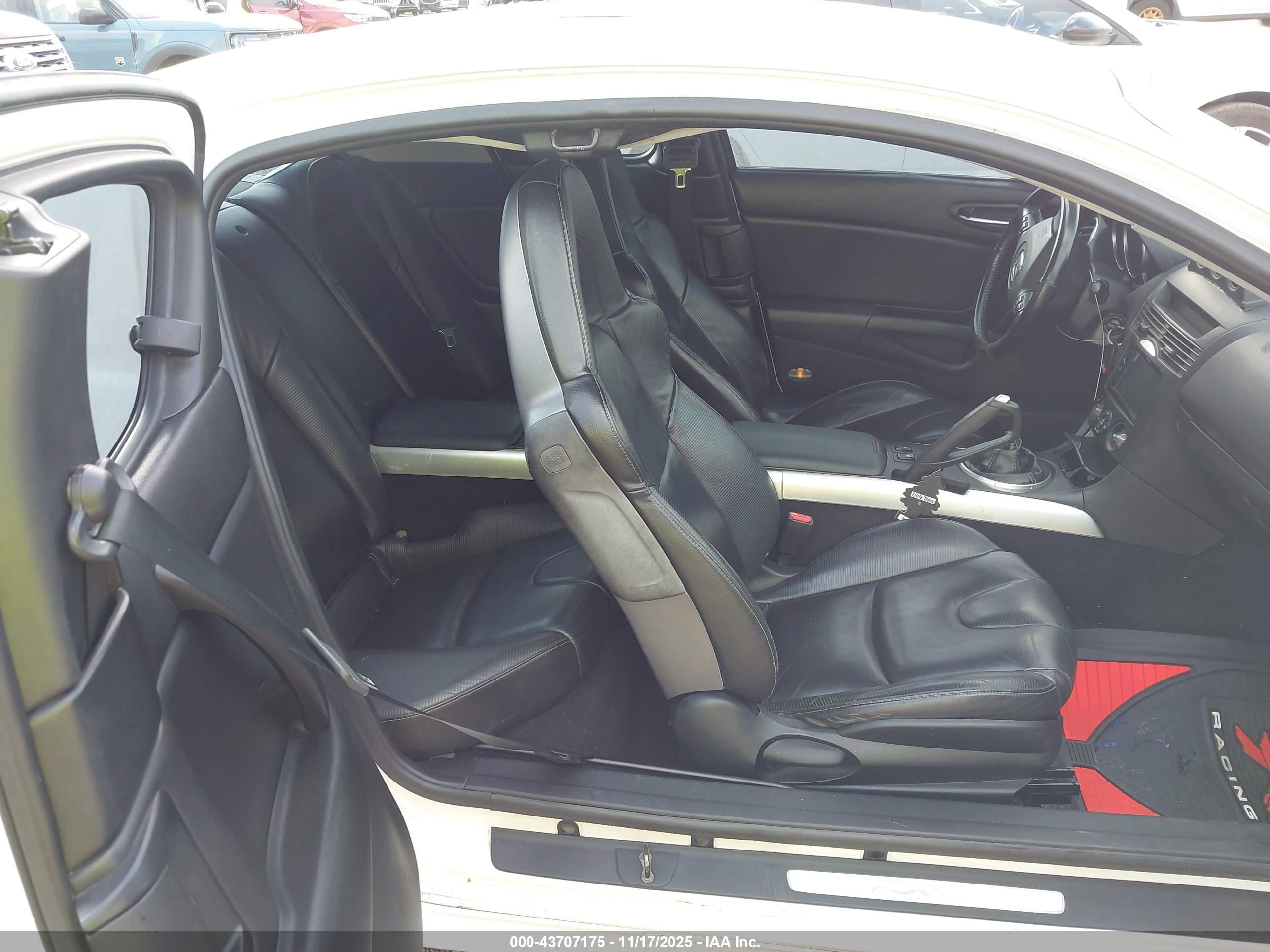 2005 Mazda Rx-8 6 Speed Manual White vin: JM1FE173550142496