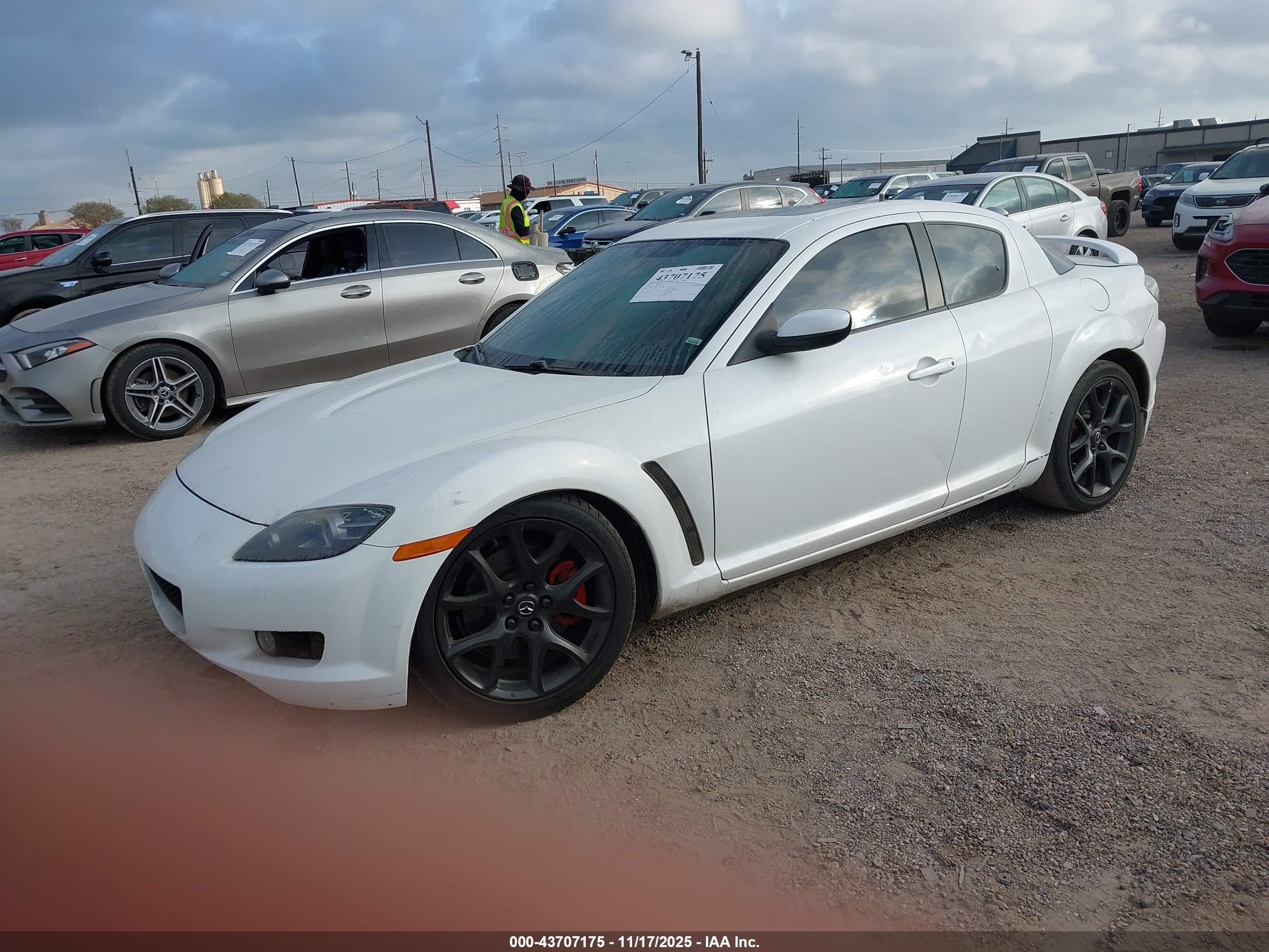 2005 Mazda Rx-8 6 Speed Manual White vin: JM1FE173550142496