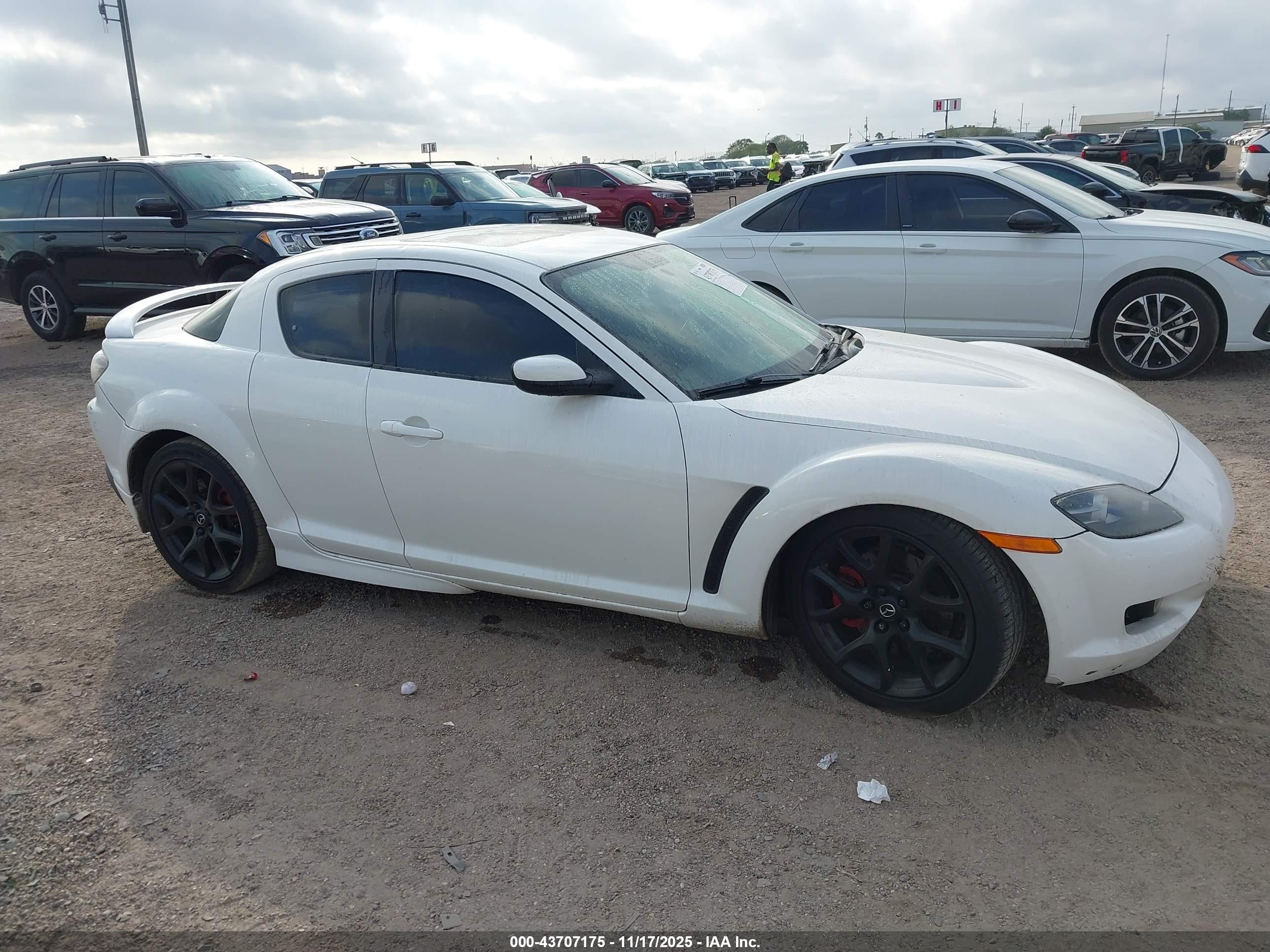 2005 Mazda Rx-8 6 Speed Manual White vin: JM1FE173550142496