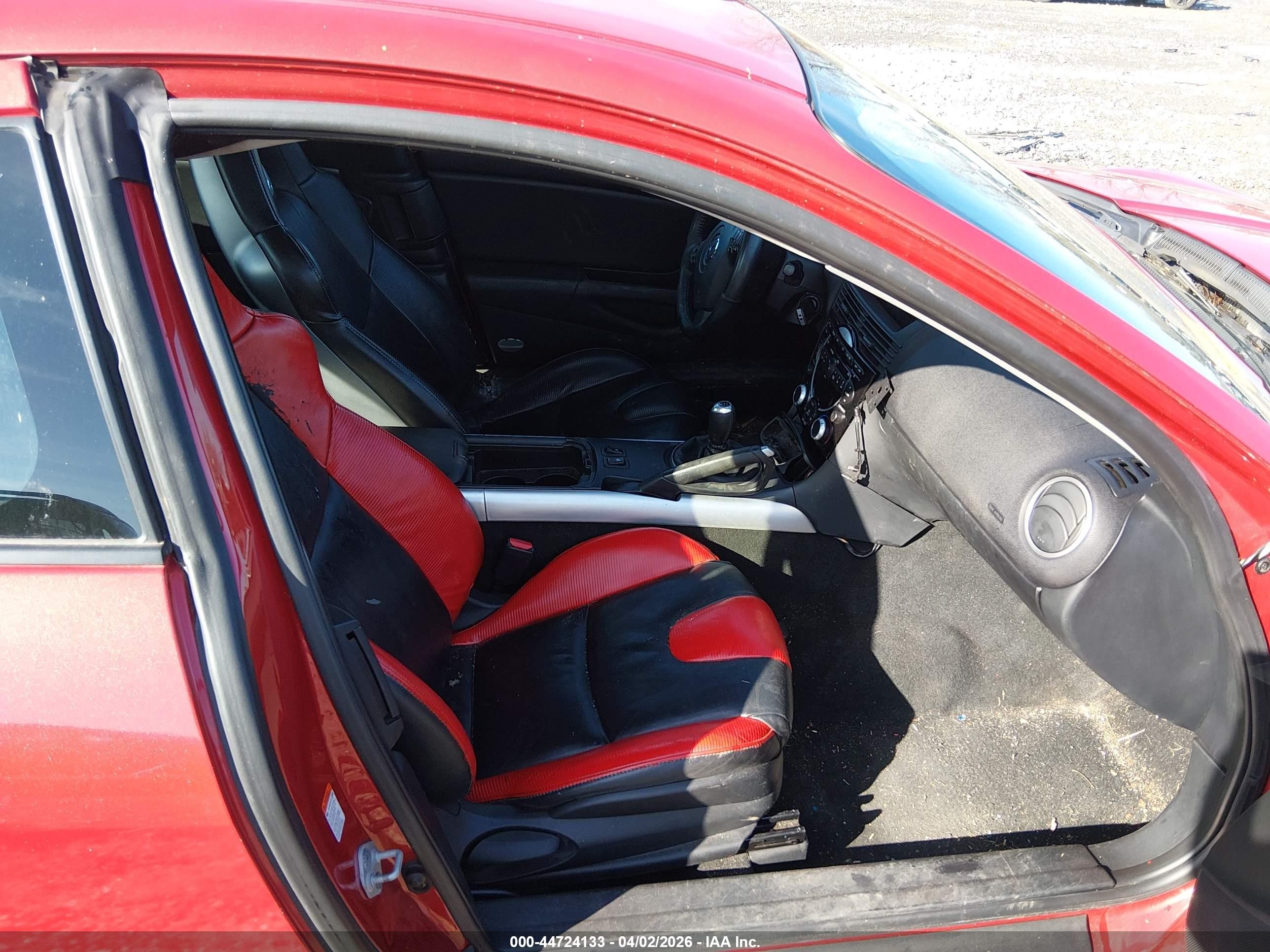 2005 Mazda Rx-8 6 Speed Manual Red vin: JM1FE173550146760