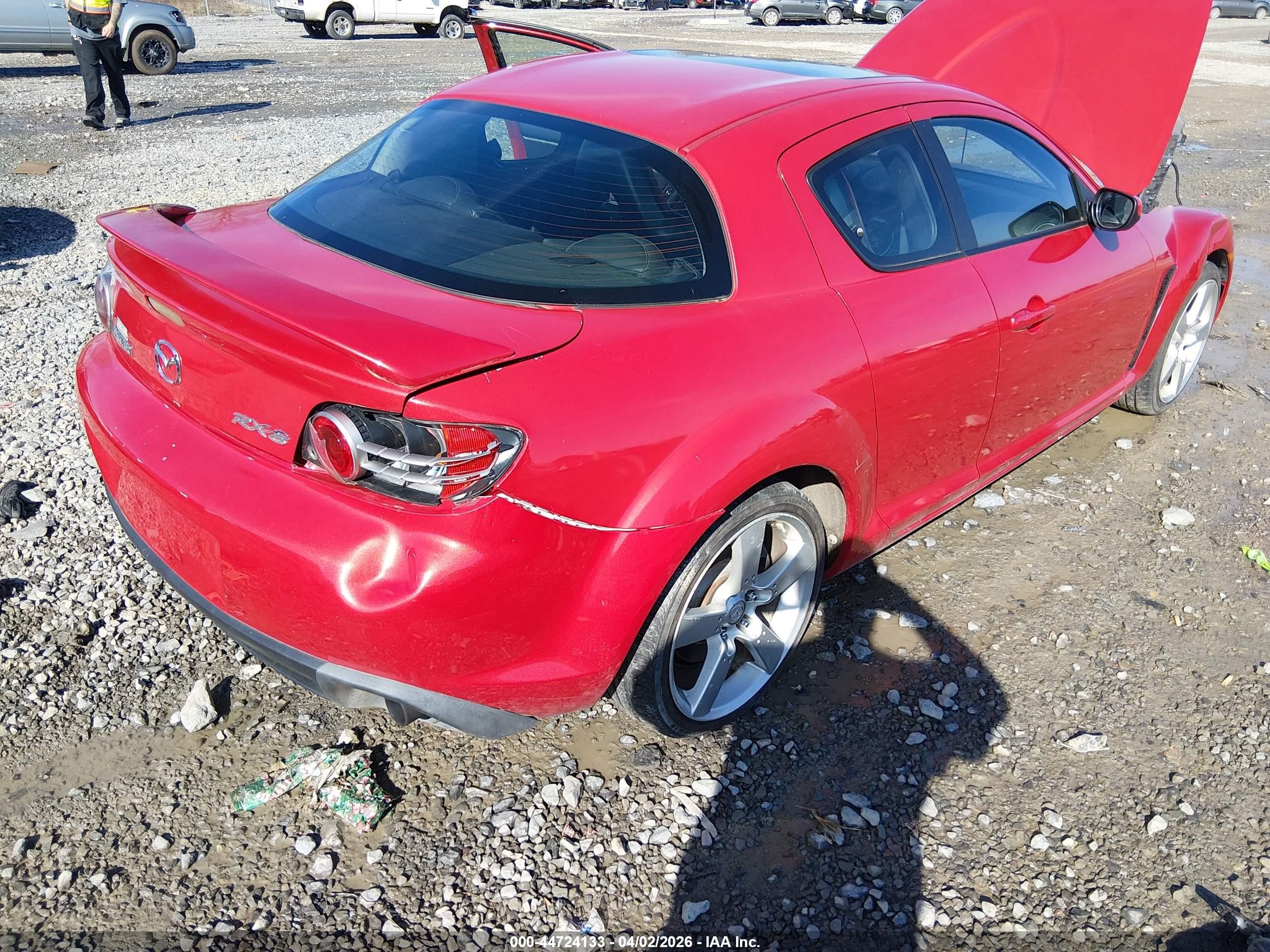 2005 Mazda Rx-8 6 Speed Manual Red vin: JM1FE173550146760