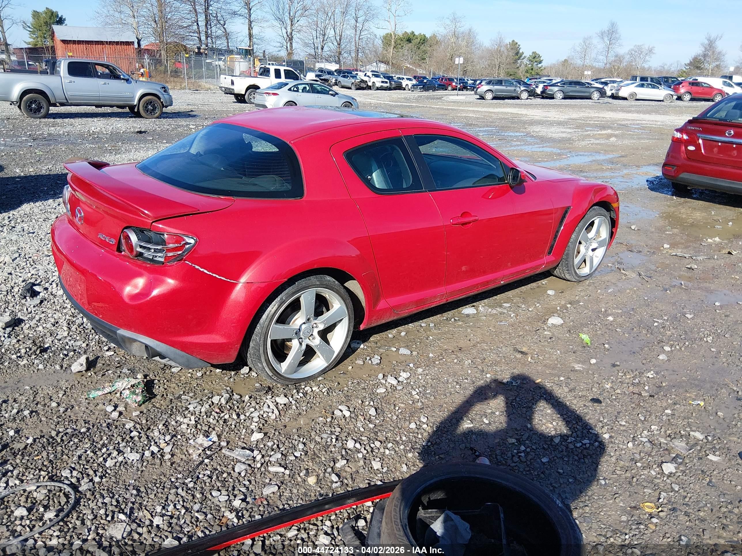 2005 Mazda Rx-8 6 Speed Manual Red vin: JM1FE173550146760