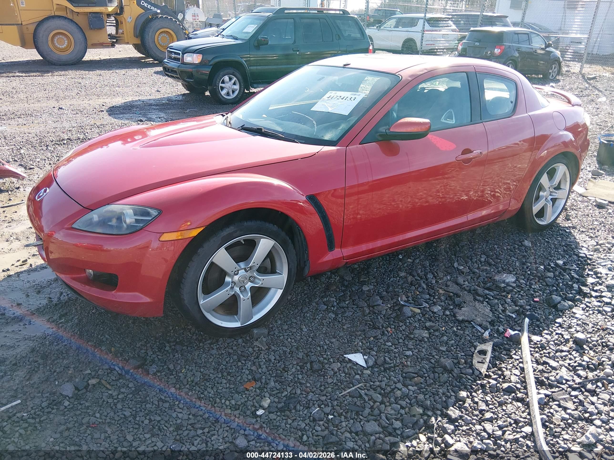 2005 Mazda Rx-8 6 Speed Manual Red vin: JM1FE173550146760