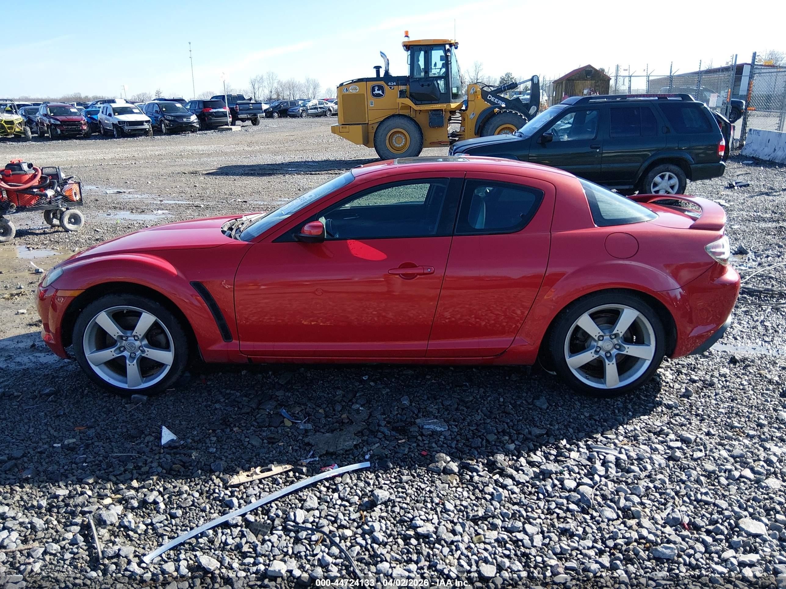 2005 Mazda Rx-8 6 Speed Manual Red vin: JM1FE173550146760