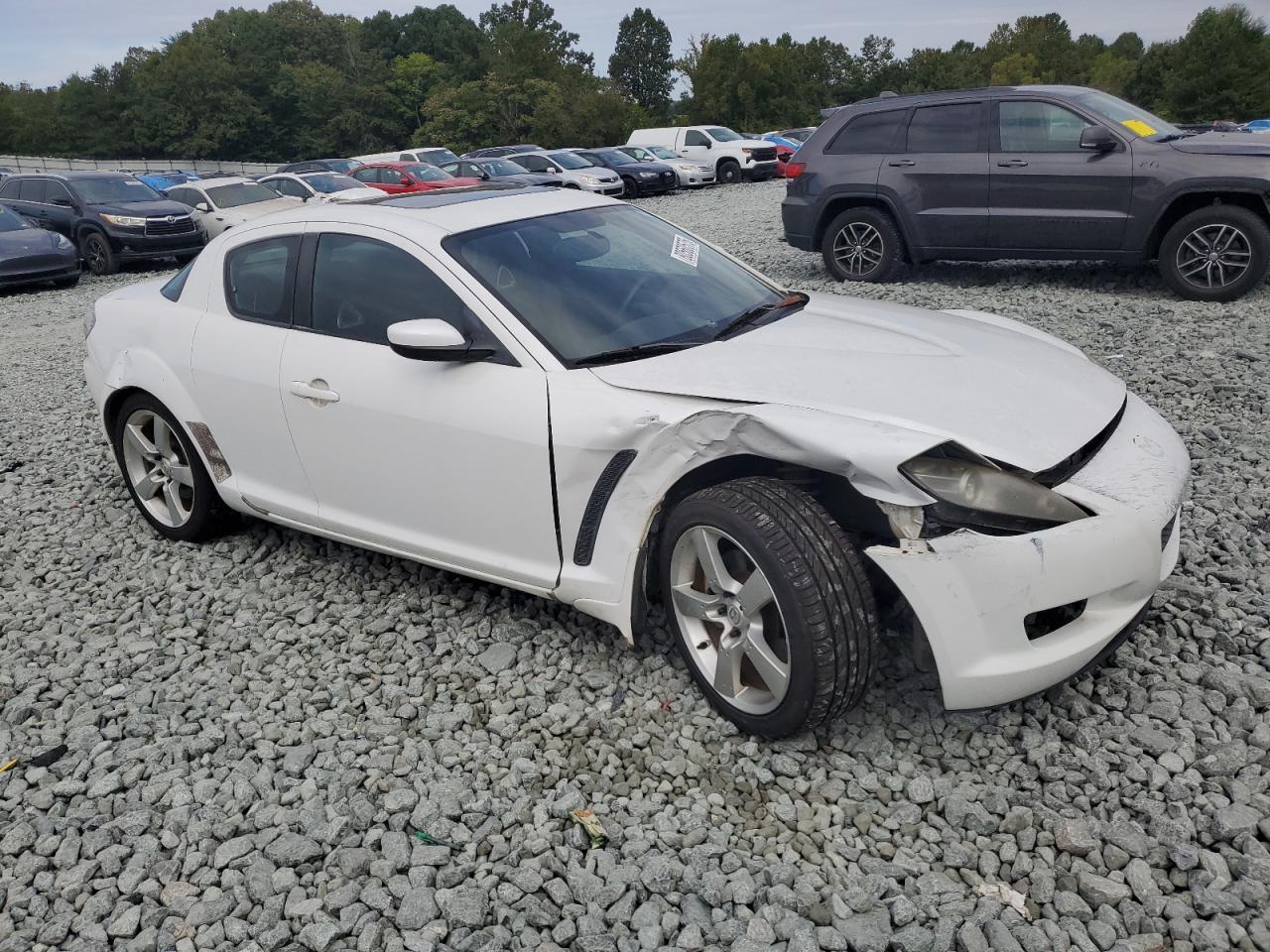 2005 Mazda Rx8 White vin: JM1FE173550154311