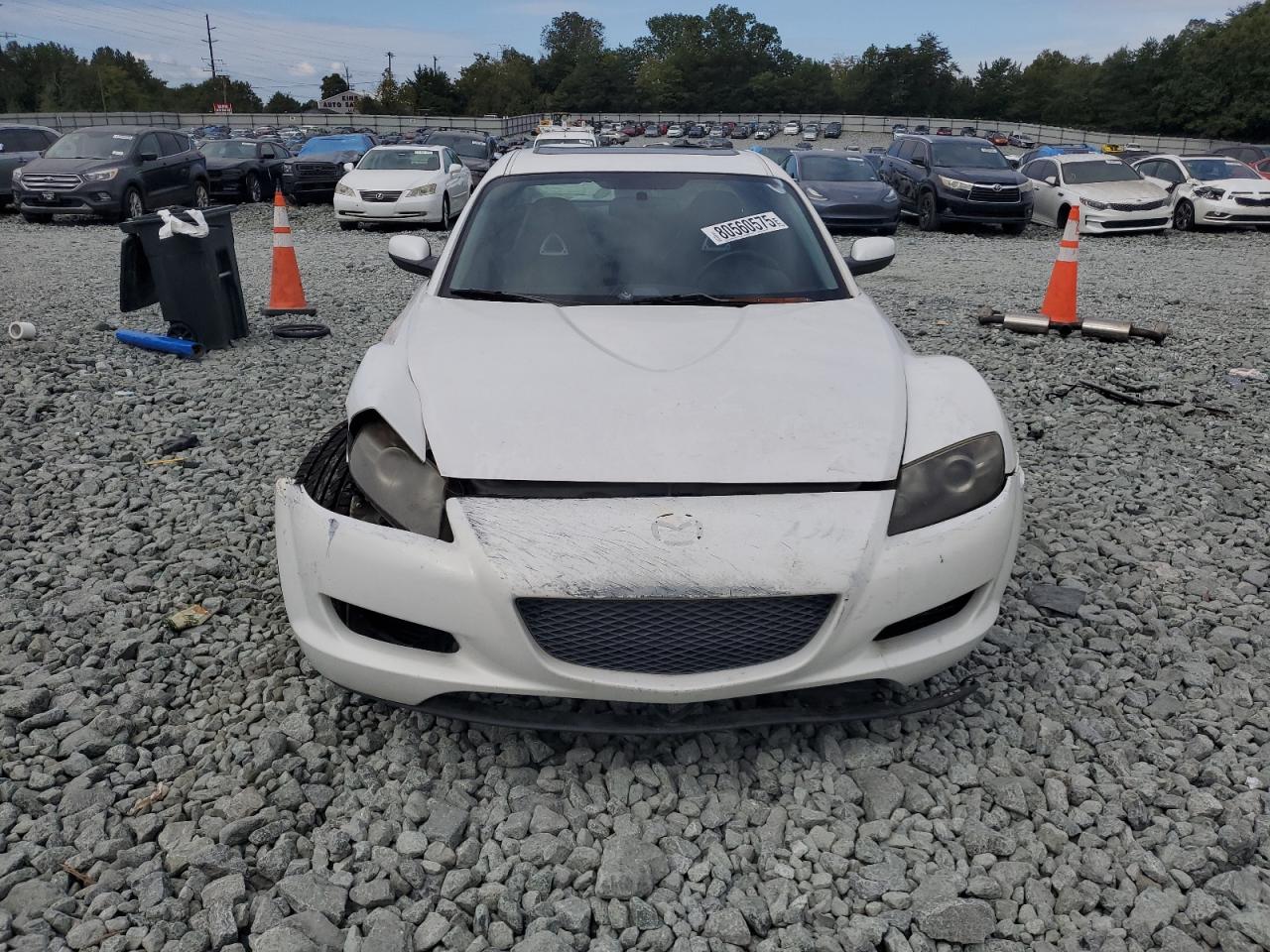2005 Mazda Rx8 White vin: JM1FE173550154311