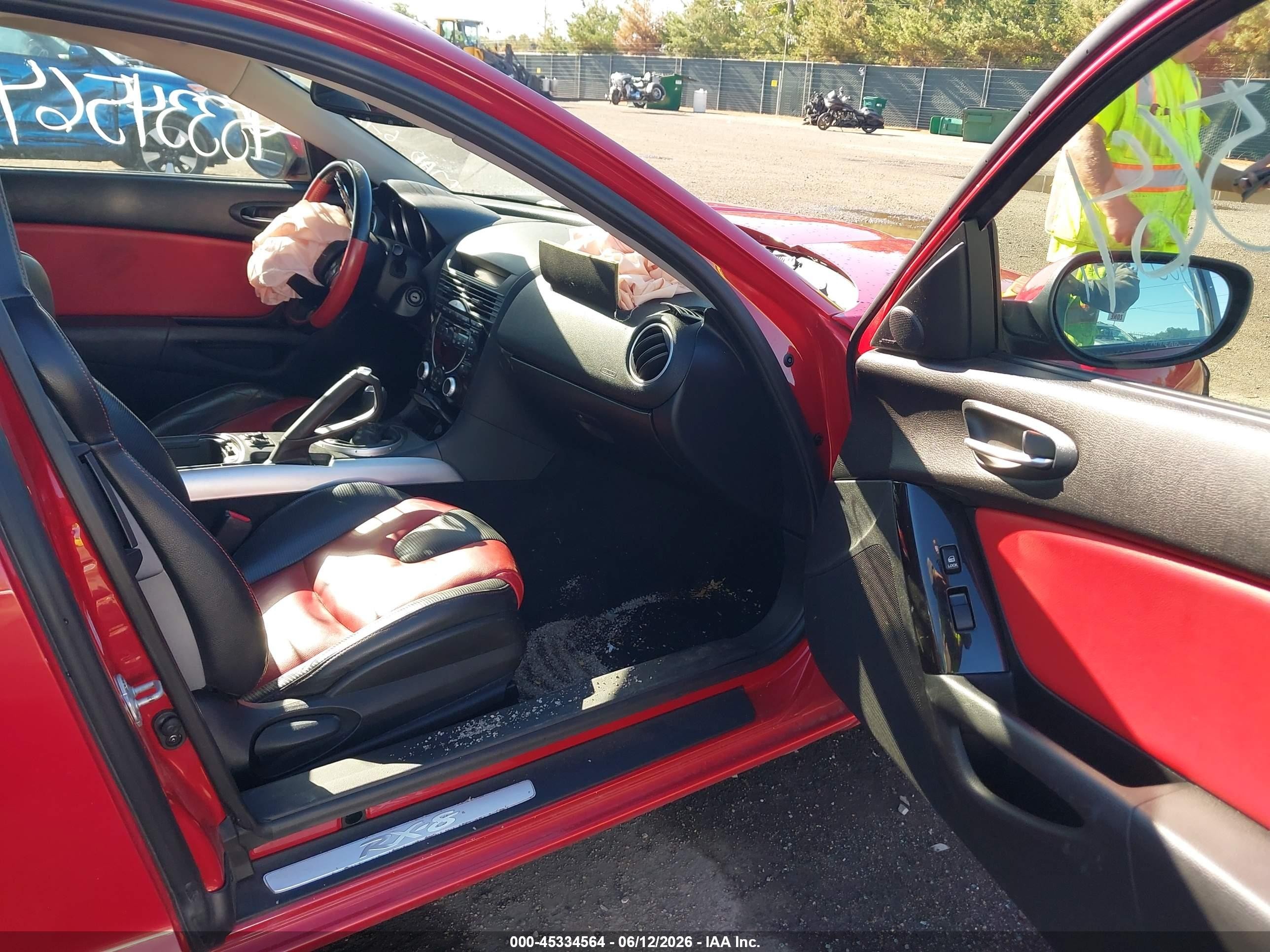2005 Mazda Rx-8 6 Speed Manual Красный vin: JM1FE173650147173