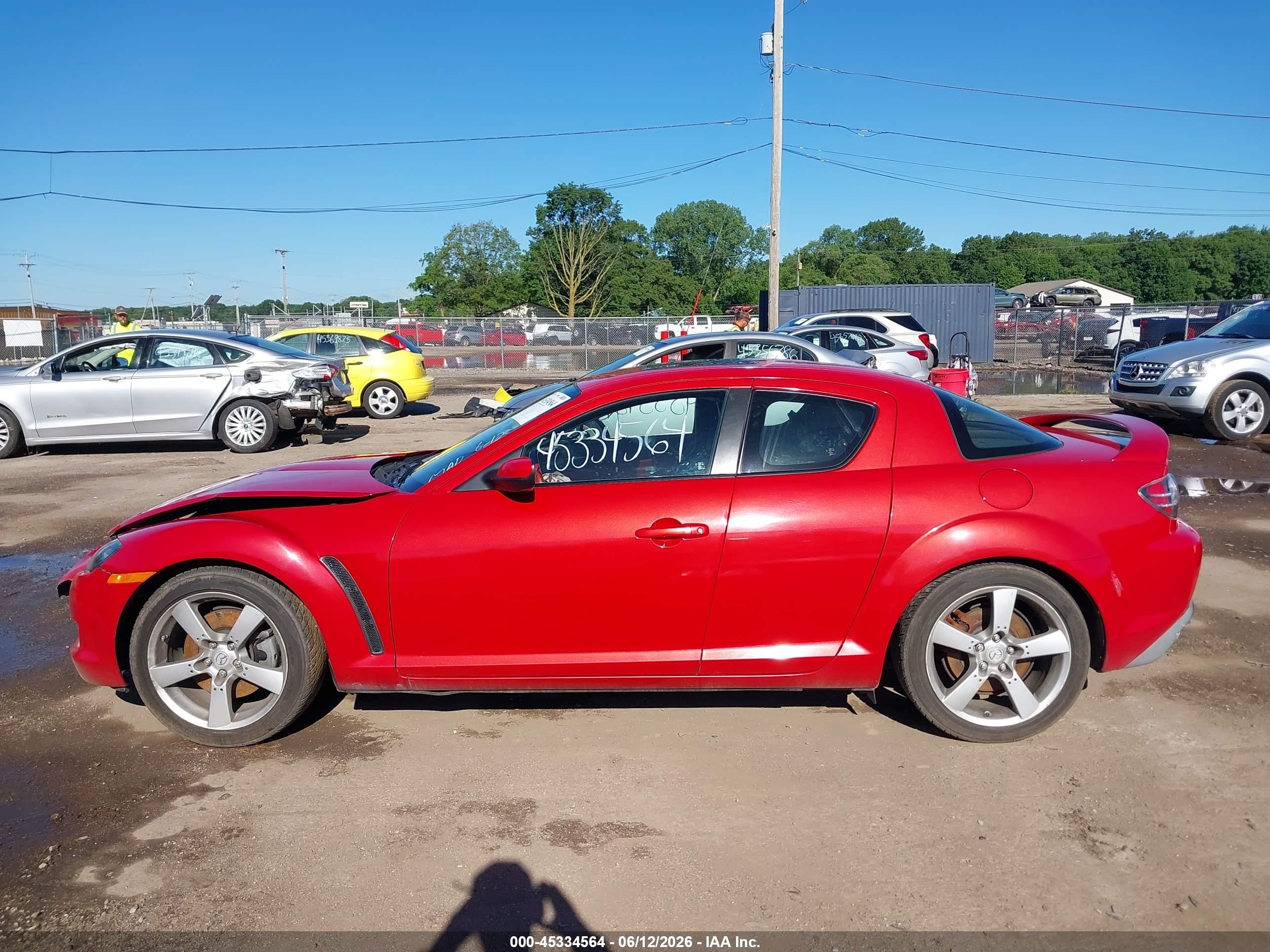 2005 Mazda Rx-8 6 Speed Manual Красный vin: JM1FE173650147173