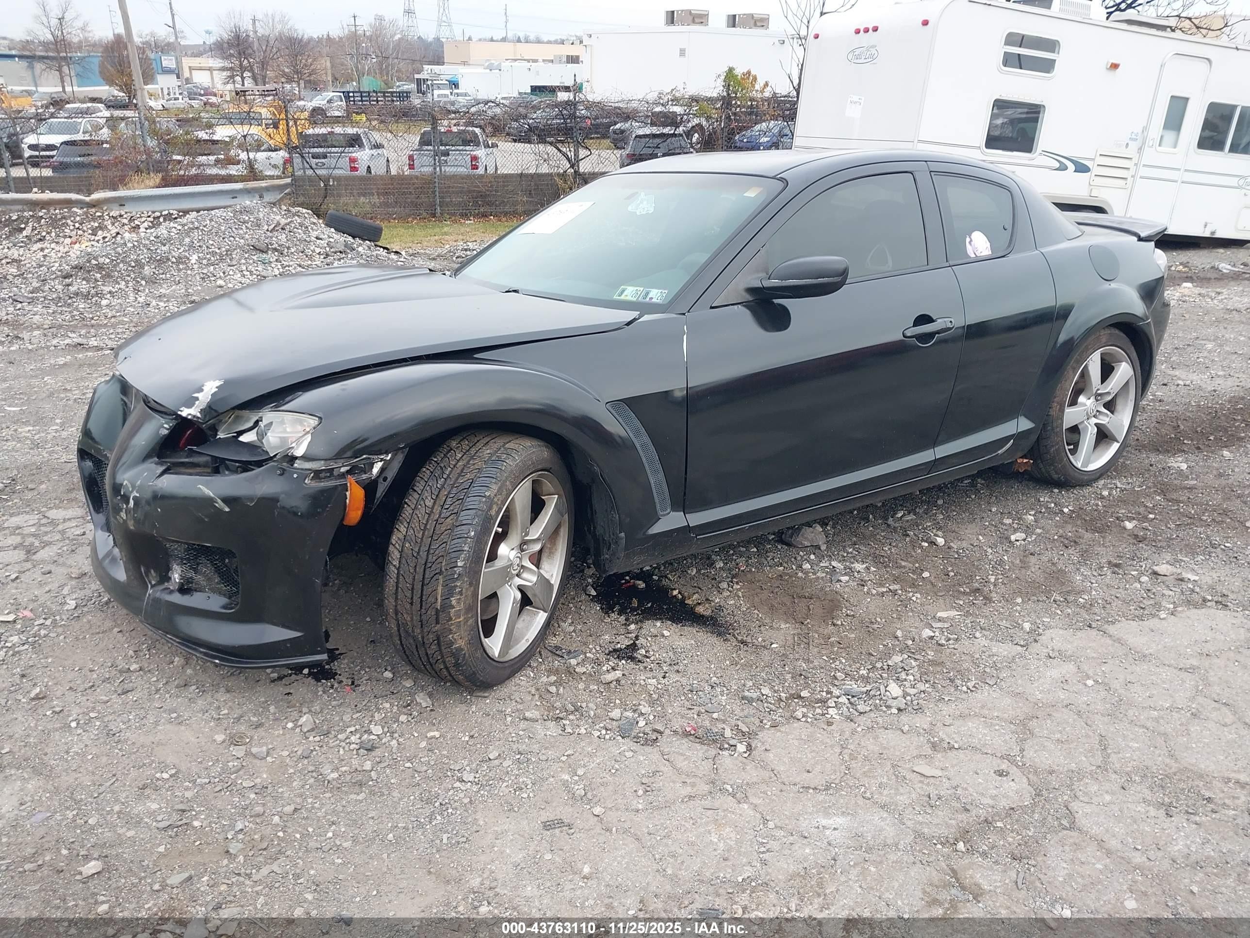 2005 Mazda Rx-8 6 Speed Manual Черный vin: JM1FE173650157055