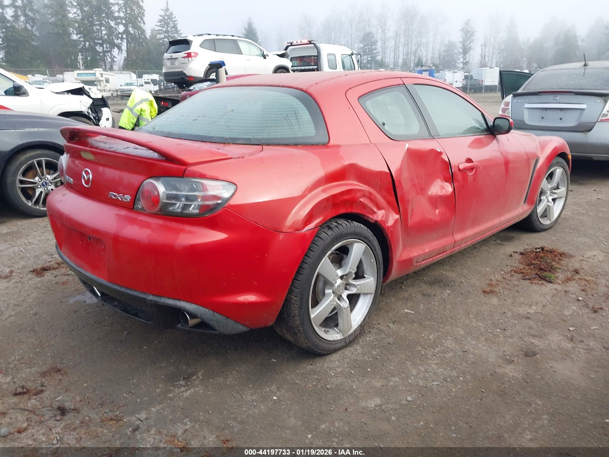 2004 Mazda Rx-8 6 Speed Manual Red vin: JM1FE173740121339
