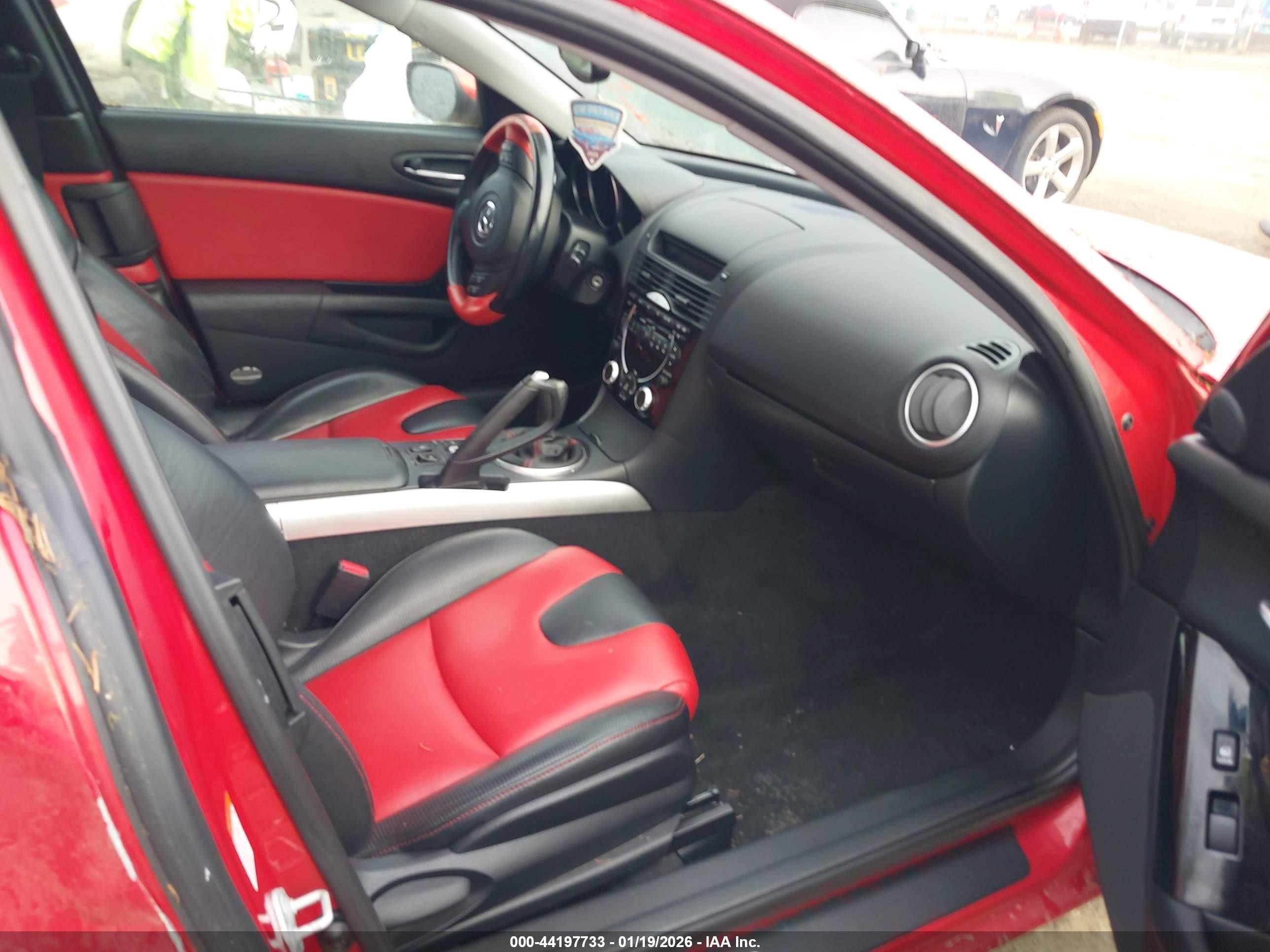 2004 Mazda Rx-8 6 Speed Manual Red vin: JM1FE173740121339
