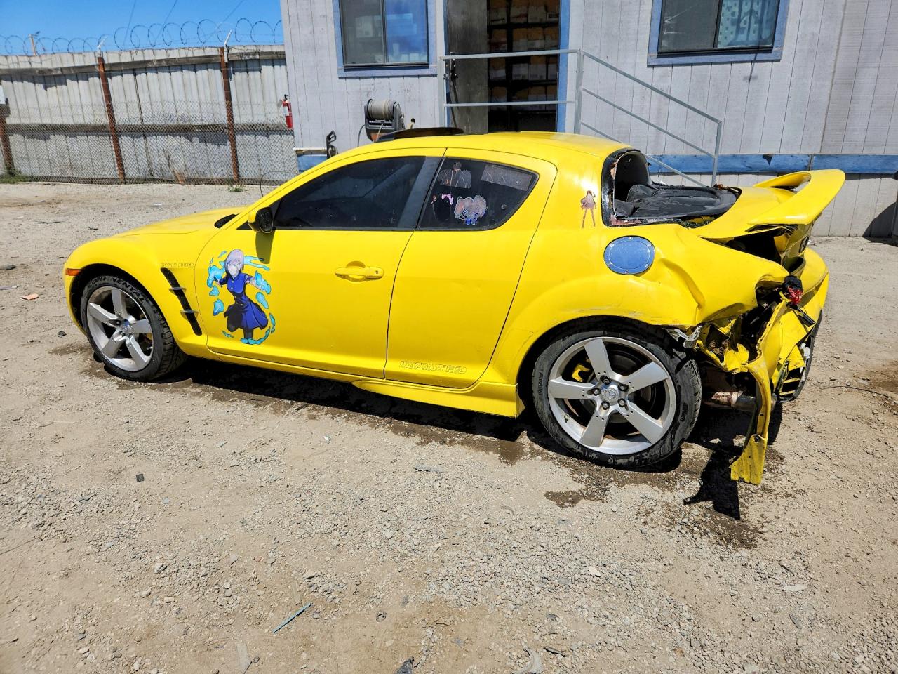 2004 Mazda Rx8 Yellow vin: JM1FE173740136052
