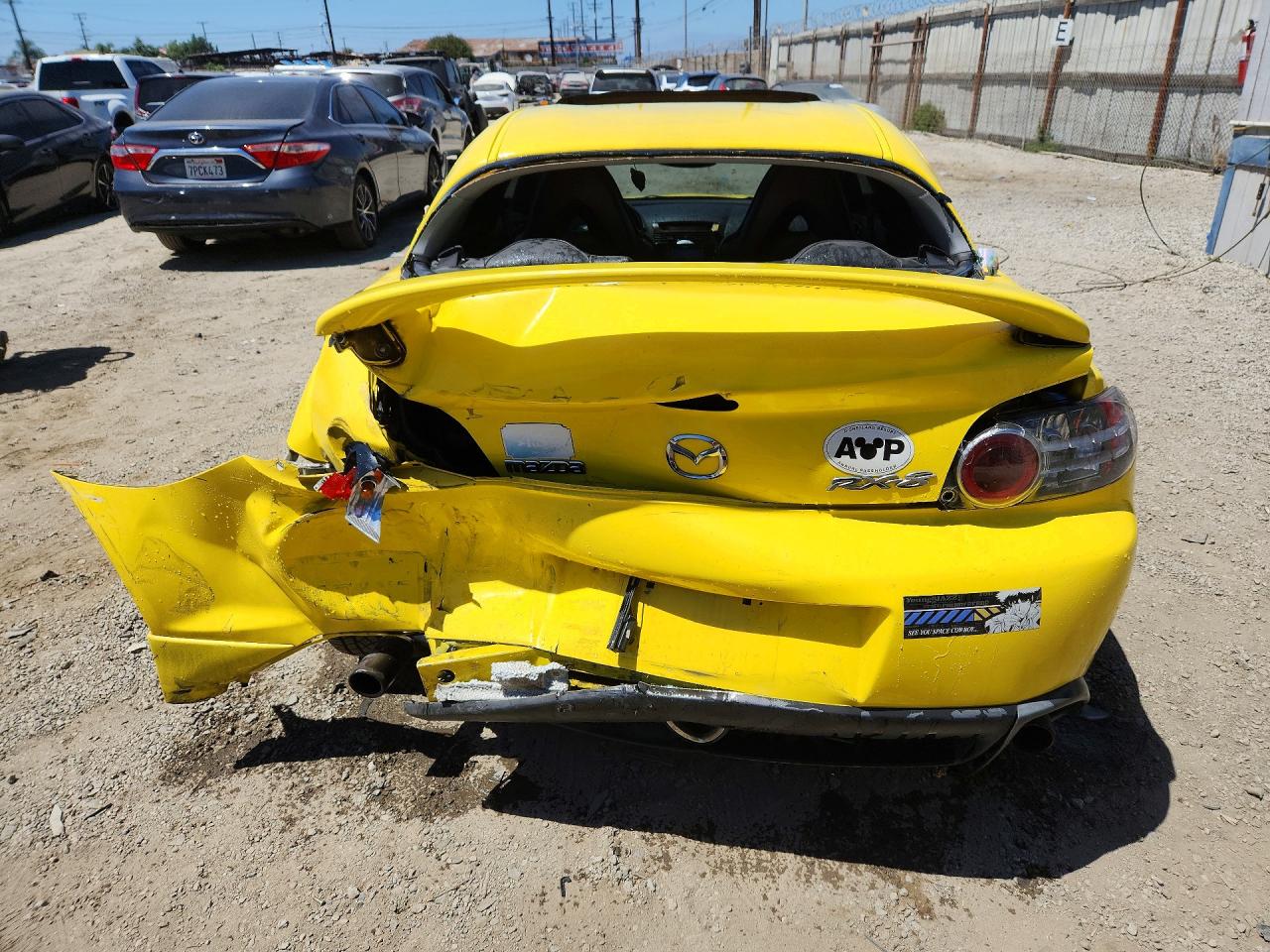 2004 Mazda Rx8 Yellow vin: JM1FE173740136052