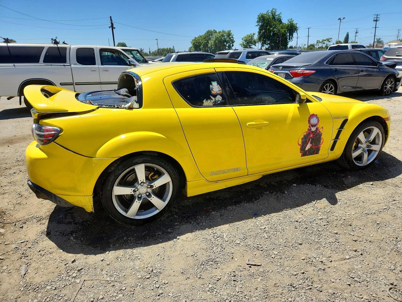 2004 Mazda Rx8 Yellow vin: JM1FE173740136052