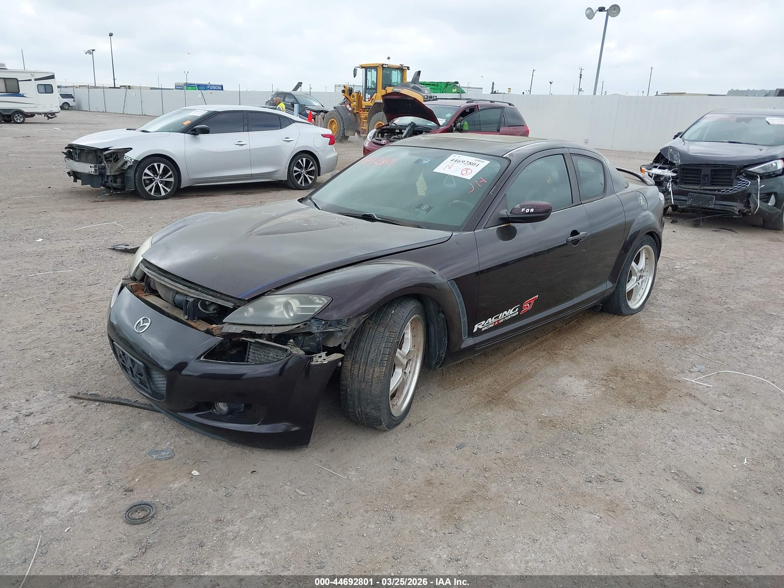 2008 Mazda Rx-8 Touring Фиолетовый vin: JM1FE173780215291