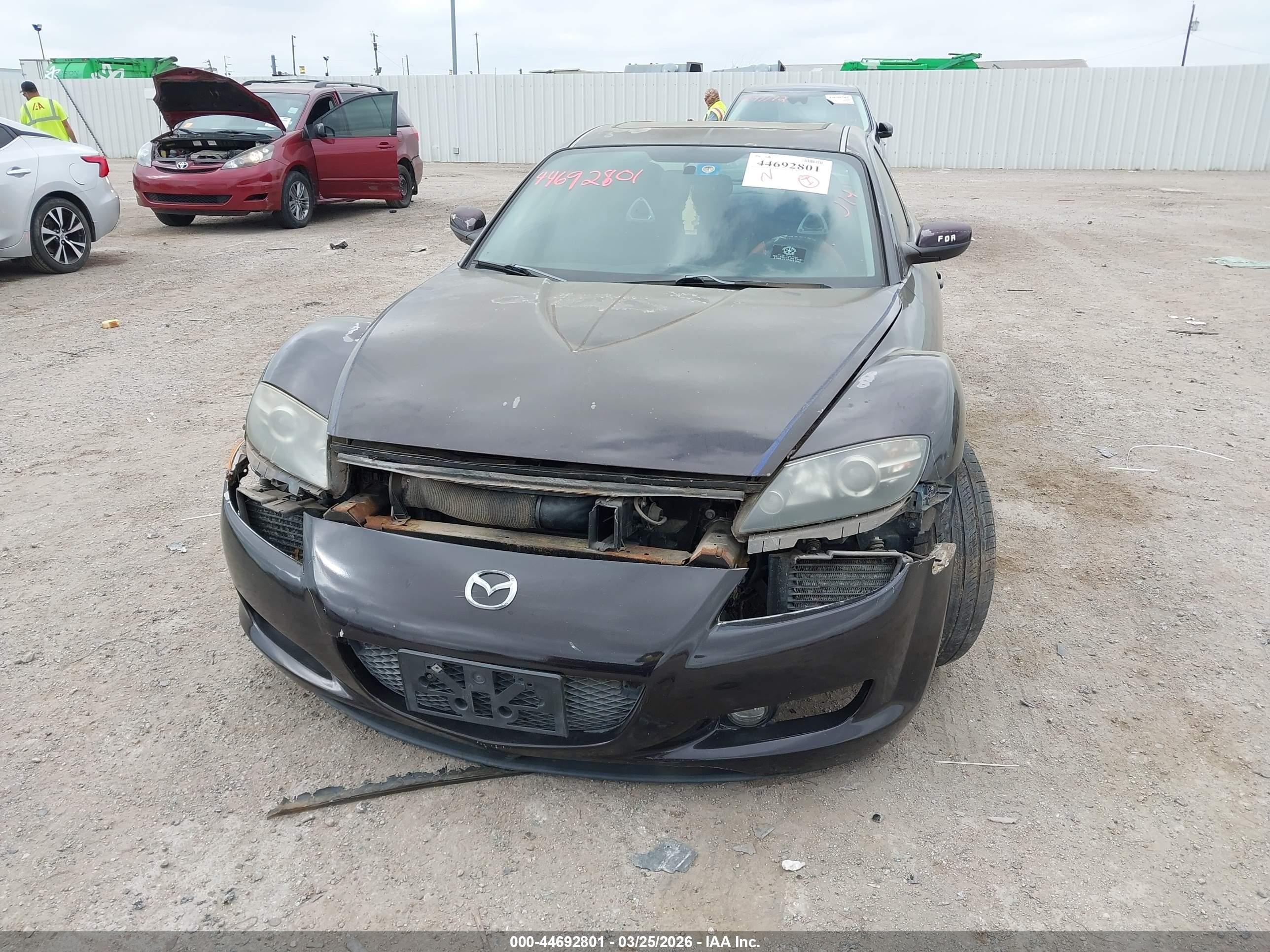 2008 Mazda Rx-8 Touring Фиолетовый vin: JM1FE173780215291