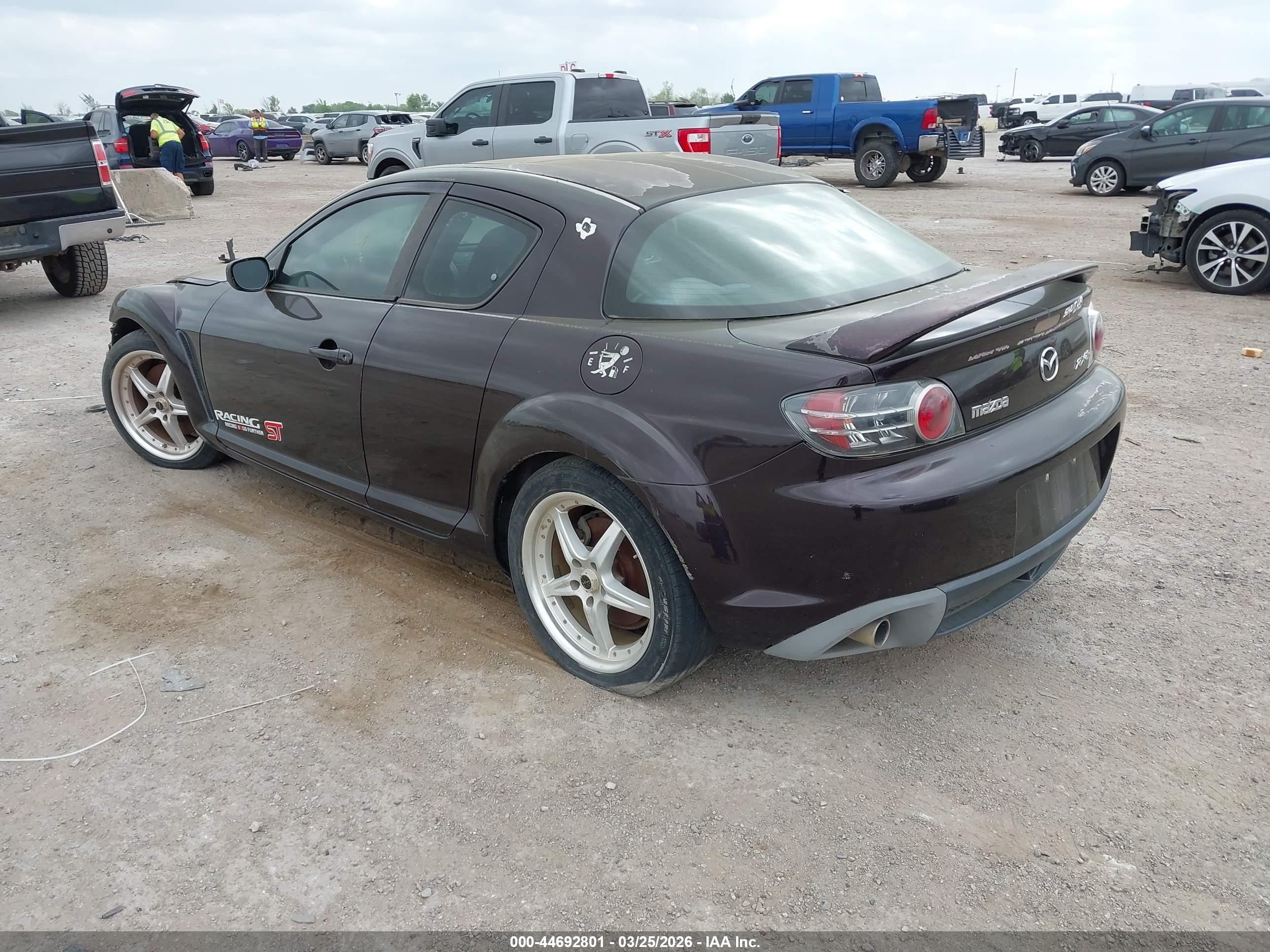 2008 Mazda Rx-8 Touring Фиолетовый vin: JM1FE173780215291