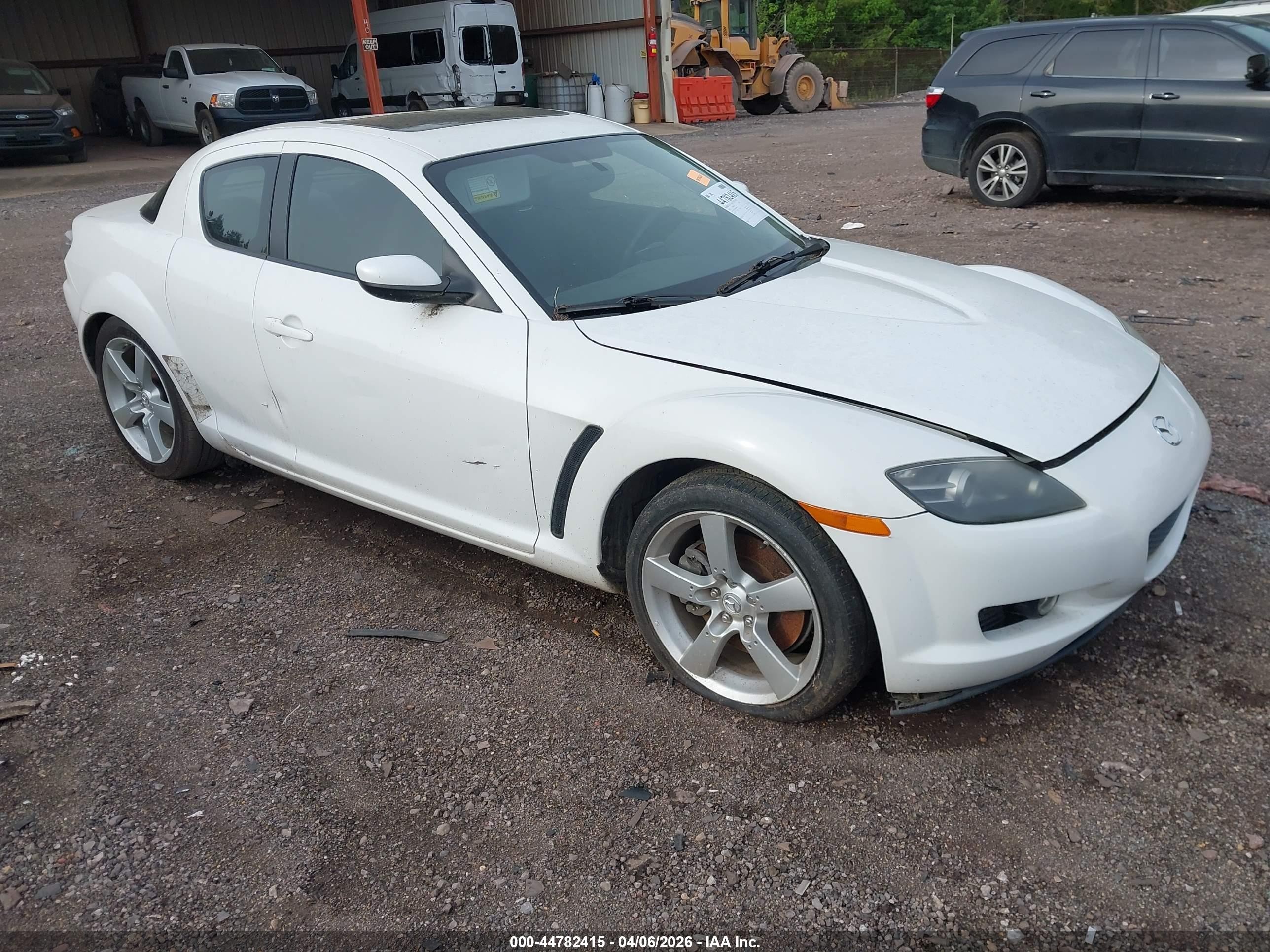 2005 Mazda Rx-8 6 Speed Manual White vin: JM1FE173850160930