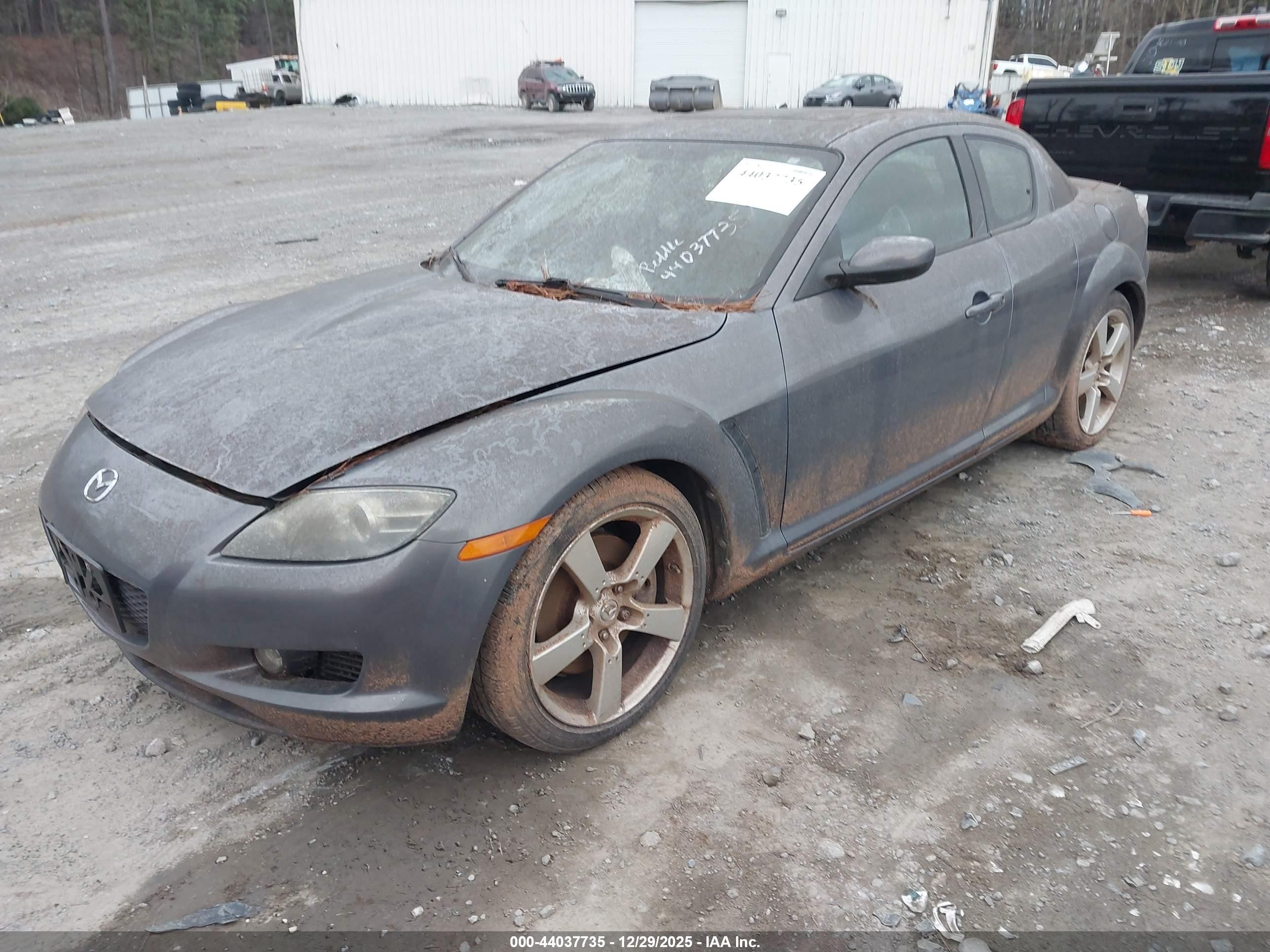 2008 Mazda Rx-8 Grand Touring Gray vin: JM1FE173880214974