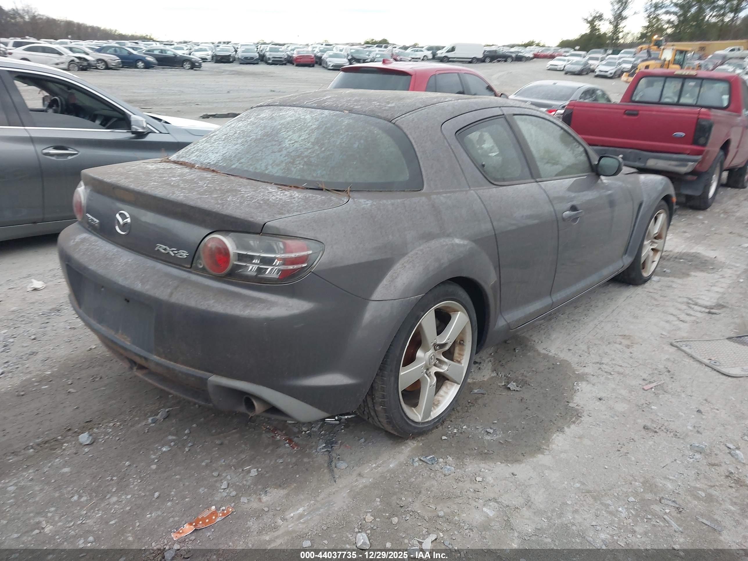 2008 Mazda Rx-8 Grand Touring Gray vin: JM1FE173880214974