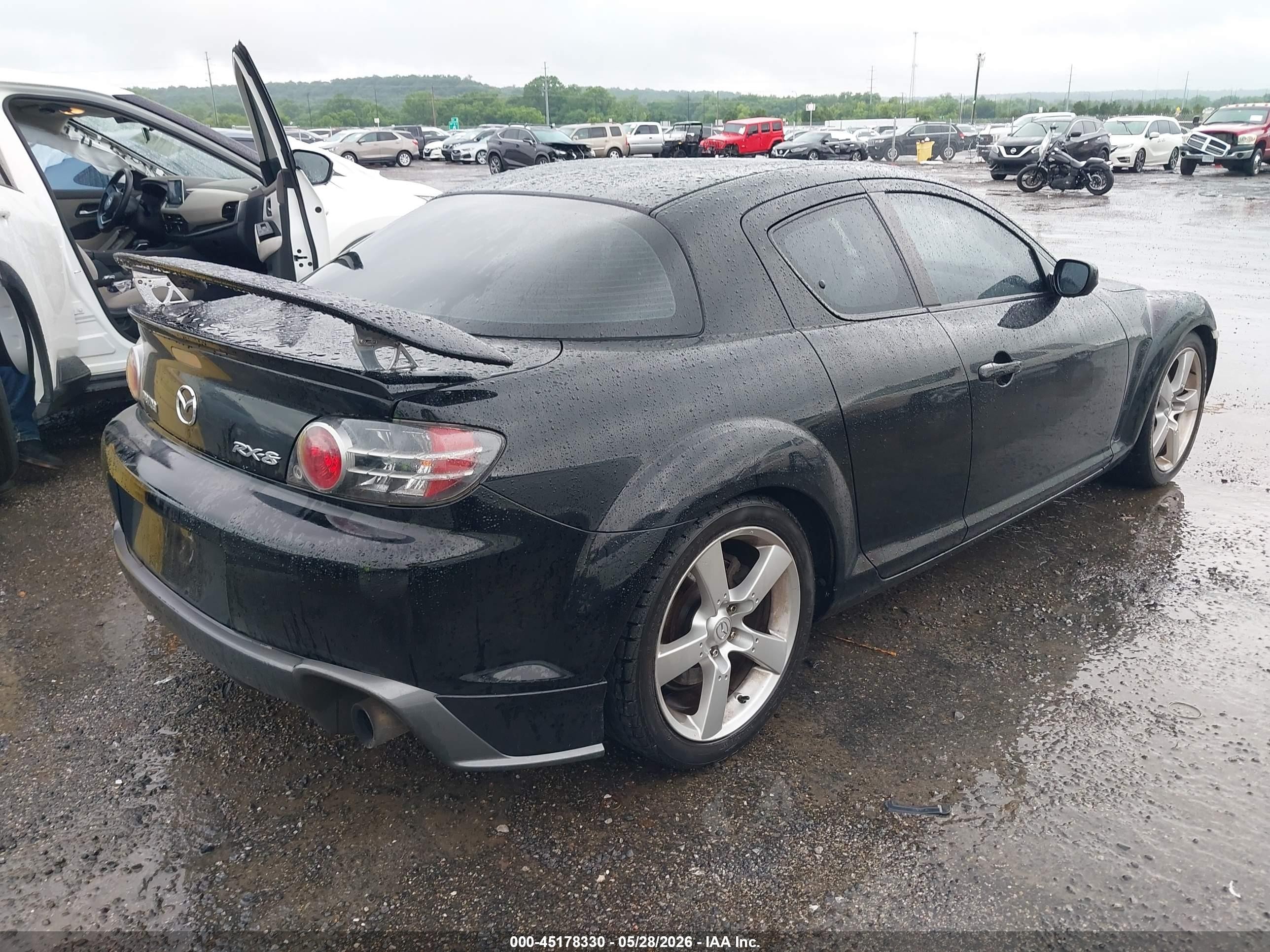 2004 Mazda Rx-8 6 Speed Manual Черный vin: JM1FE173940100573