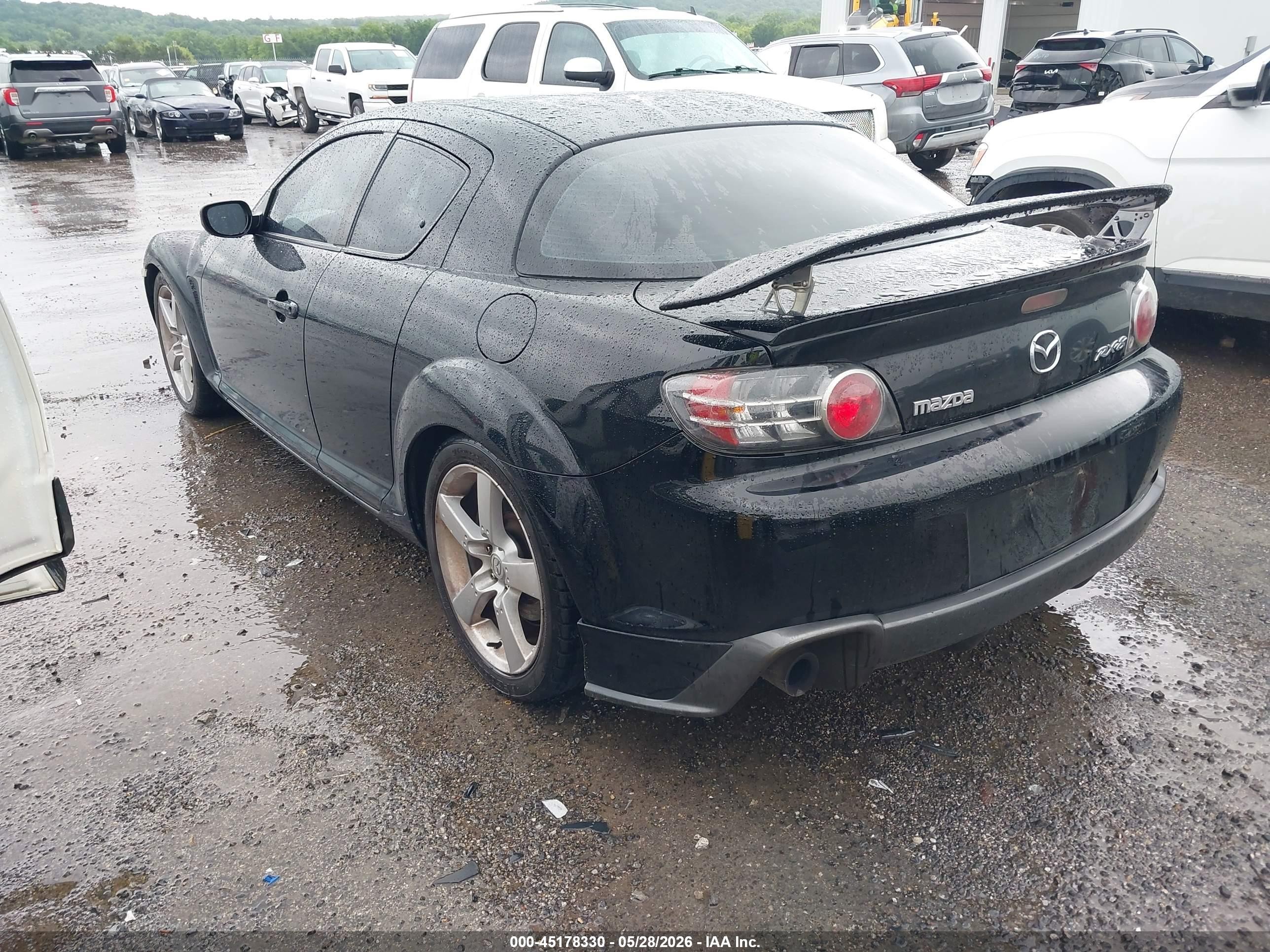2004 Mazda Rx-8 6 Speed Manual Черный vin: JM1FE173940100573