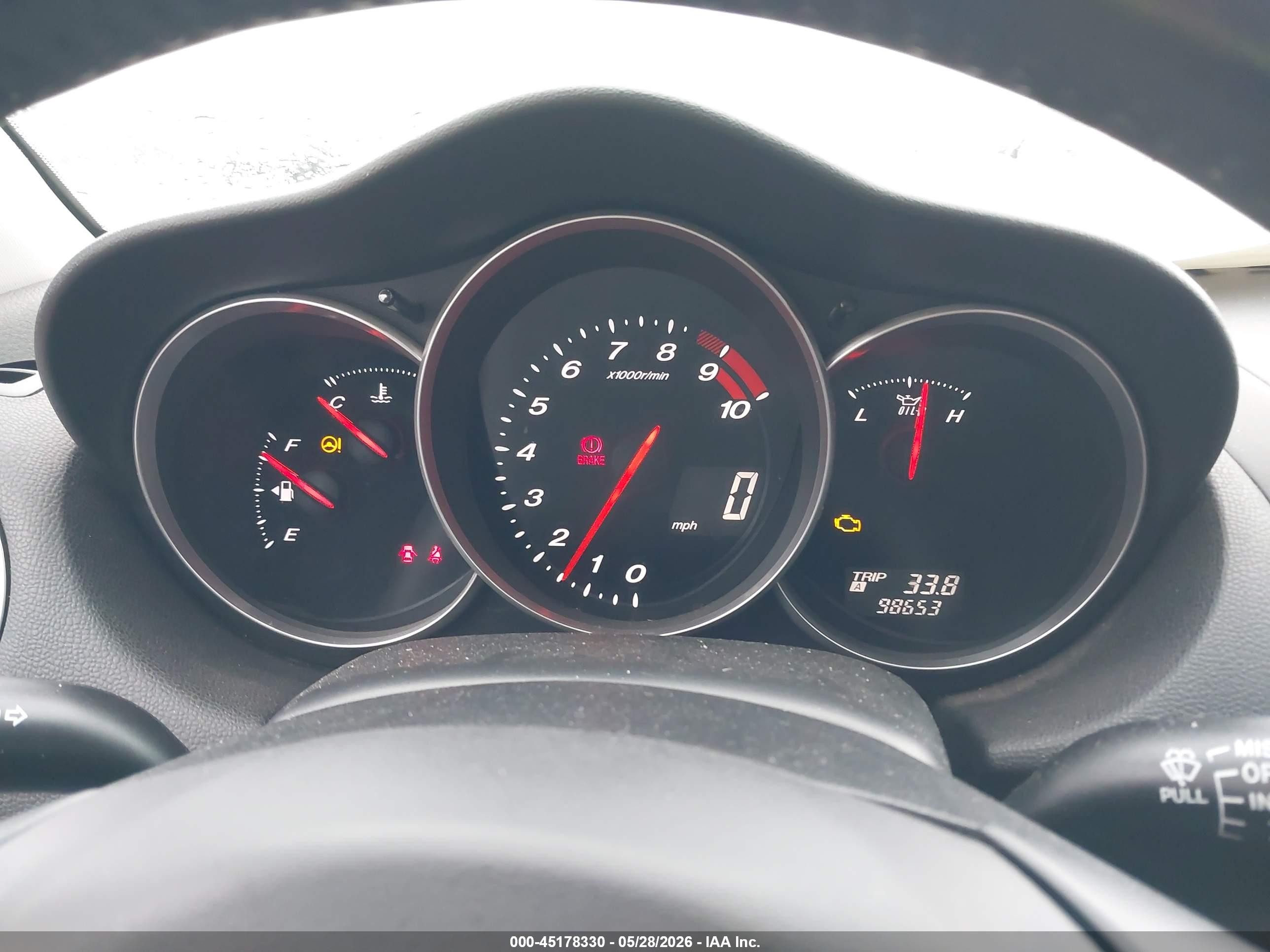 2004 Mazda Rx-8 6 Speed Manual Черный vin: JM1FE173940100573