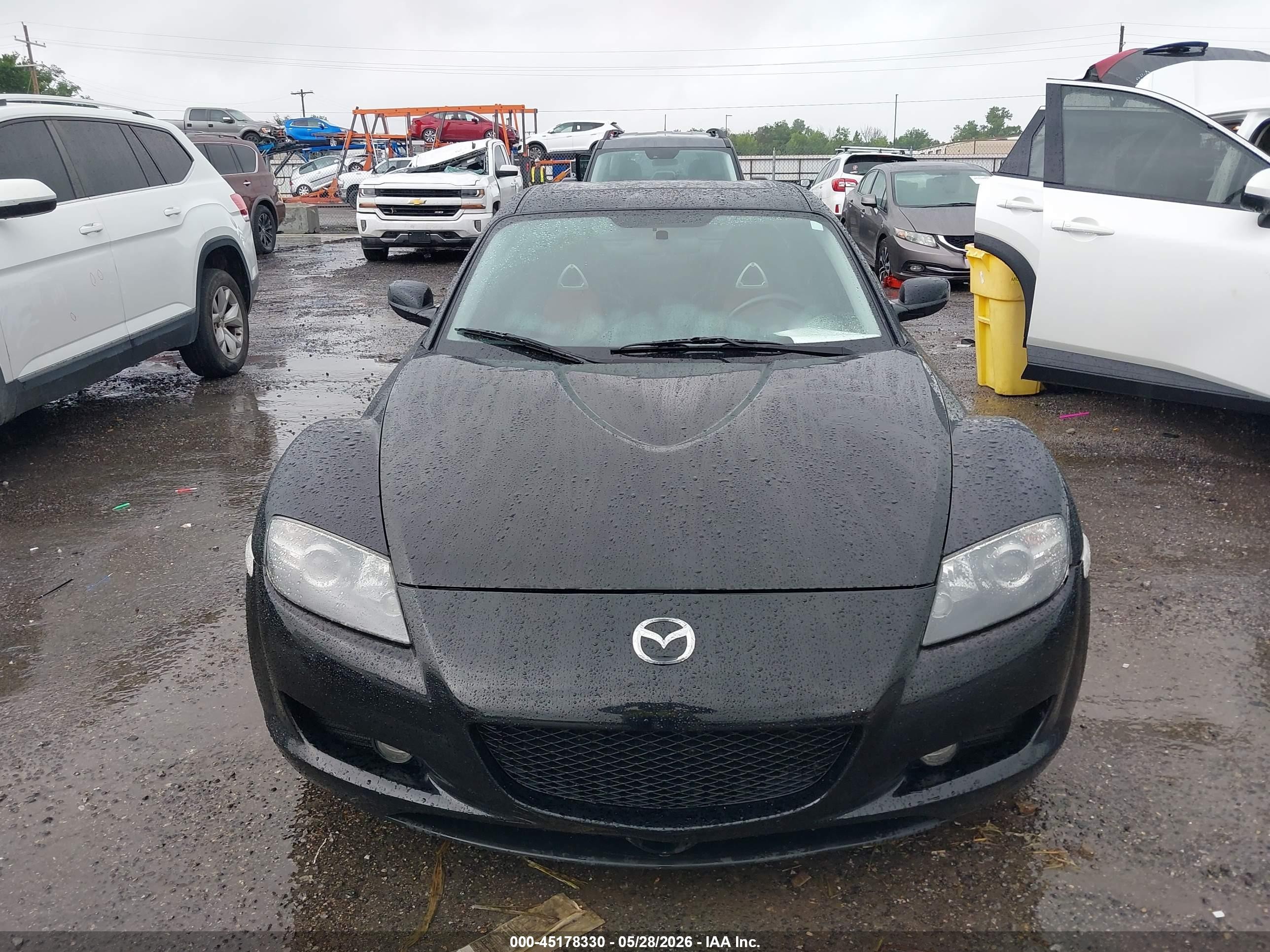 2004 Mazda Rx-8 6 Speed Manual Черный vin: JM1FE173940100573