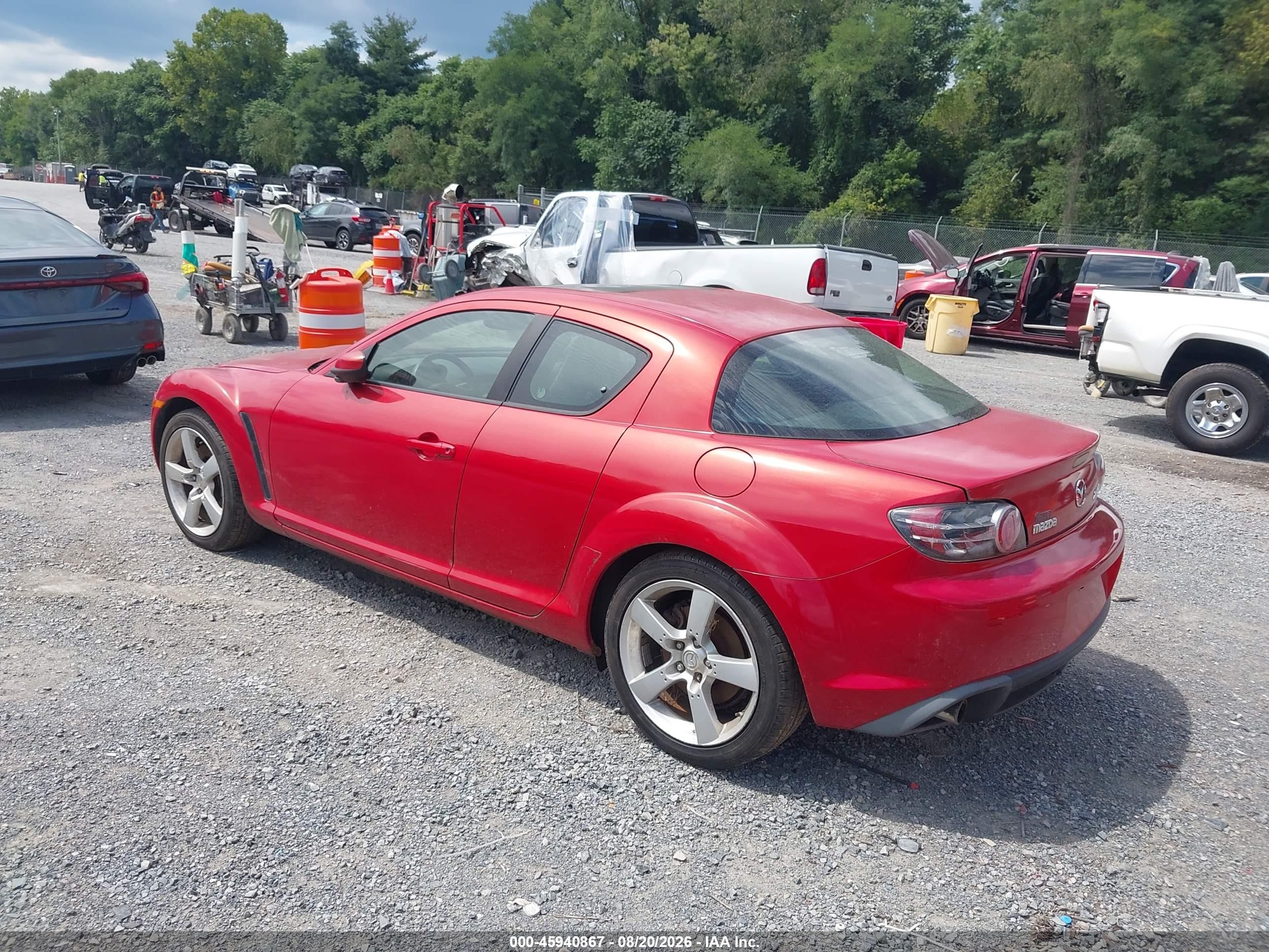 2004 Mazda Rx-8 6 Speed Manual Красный vin: JM1FE173940106616