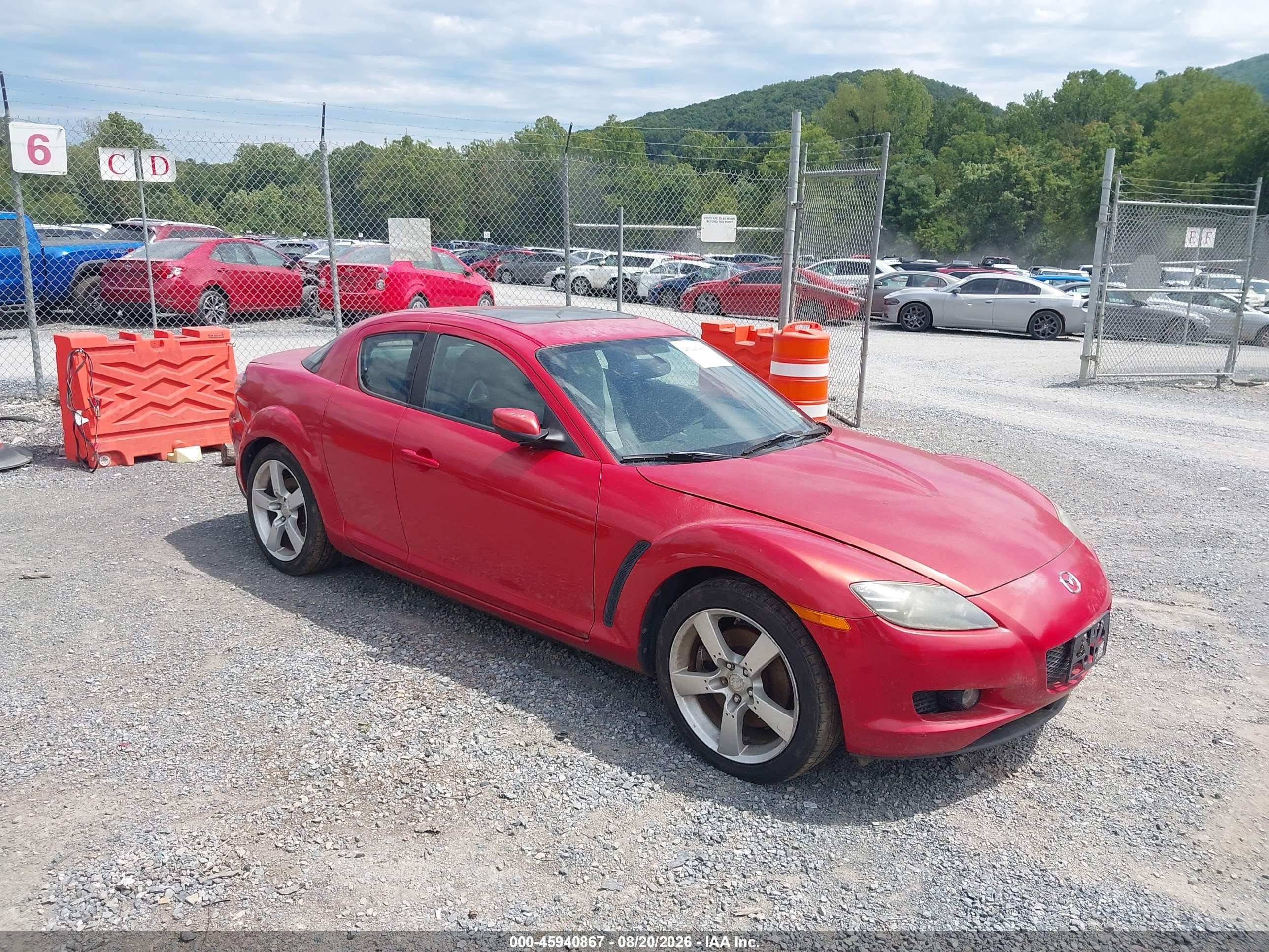 2004 Mazda Rx-8 6 Speed Manual Красный vin: JM1FE173940106616