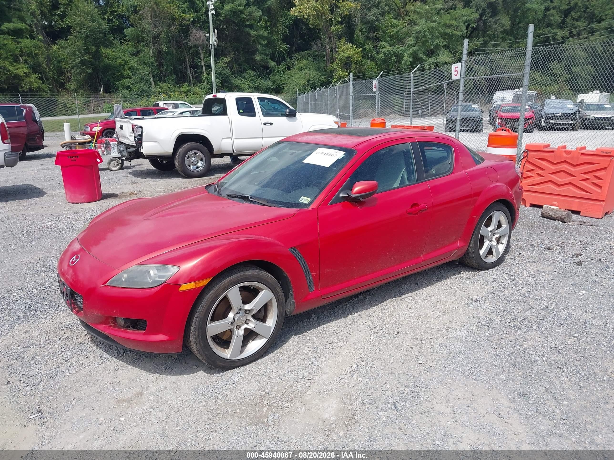 2004 Mazda Rx-8 6 Speed Manual Красный vin: JM1FE173940106616