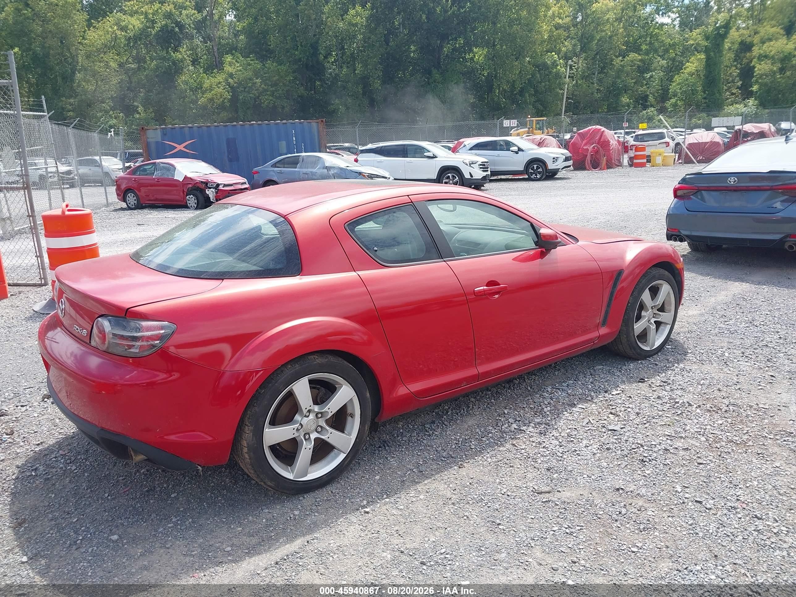 2004 Mazda Rx-8 6 Speed Manual Красный vin: JM1FE173940106616
