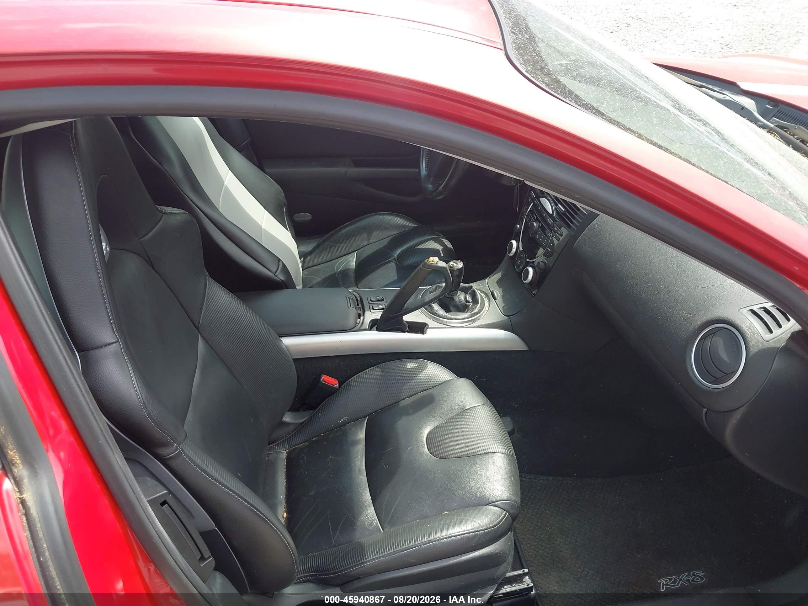 2004 Mazda Rx-8 6 Speed Manual Красный vin: JM1FE173940106616