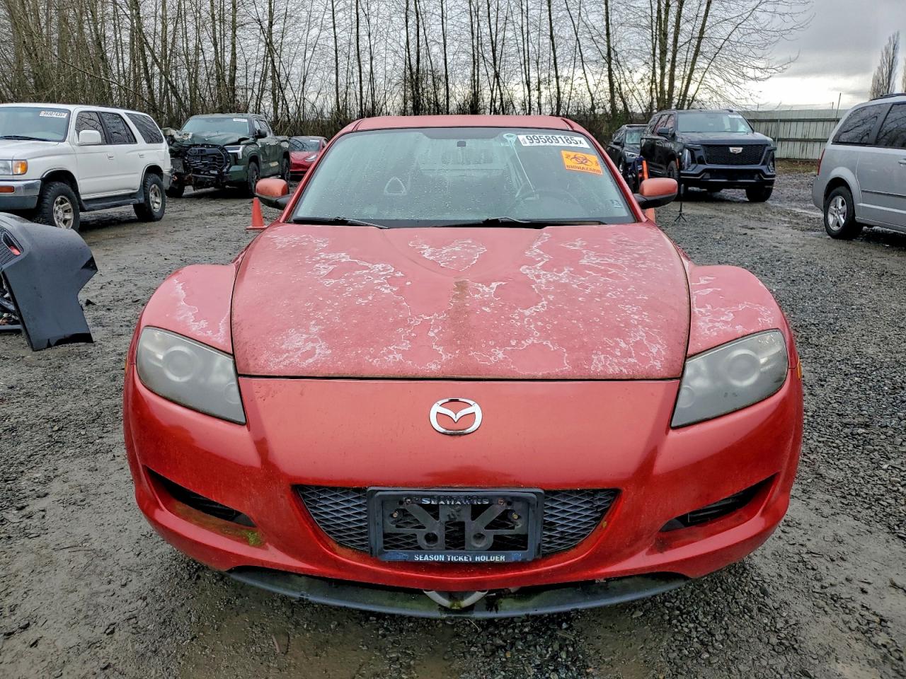 2005 Mazda Rx8 Red vin: JM1FE173950157115